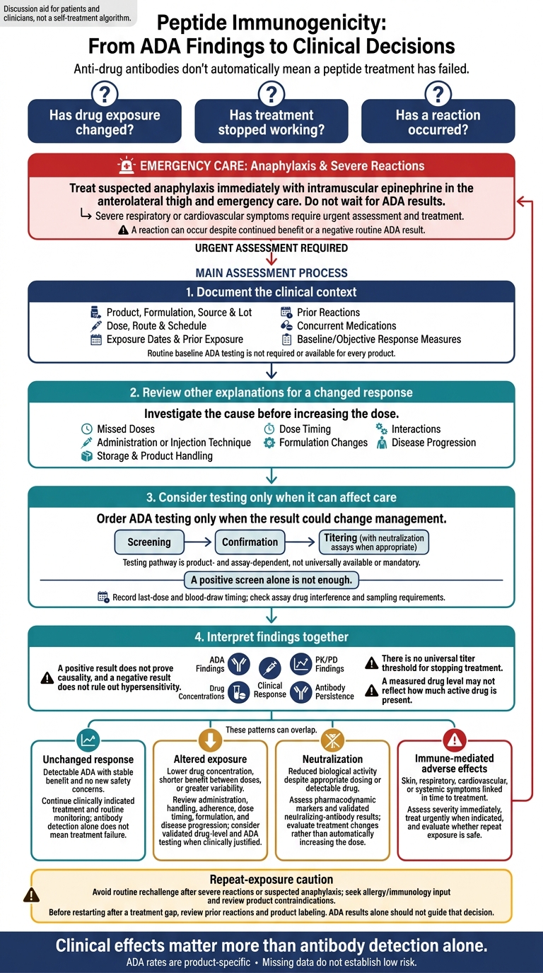 Peptide Immunogenicity: From ADA Findings to Clinical Decisions