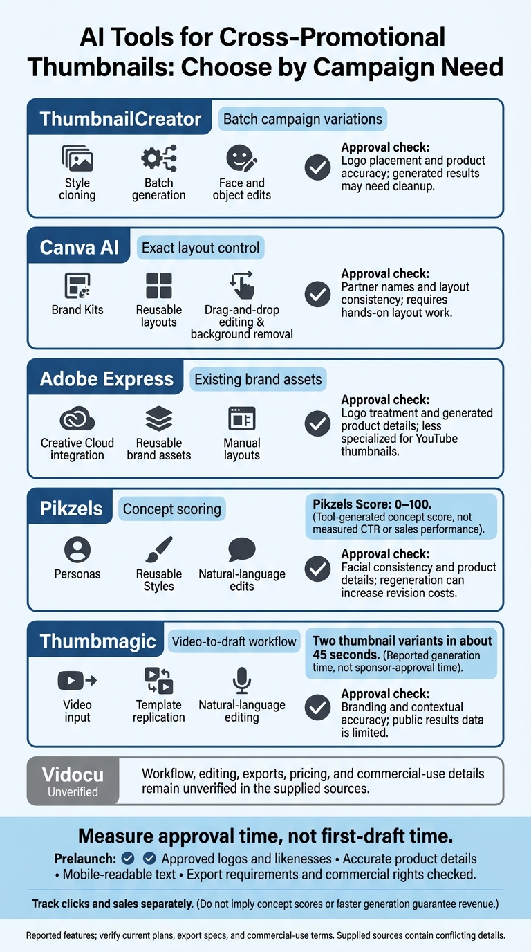 AI Thumbnail Tools: Choose by Campaign Workflow