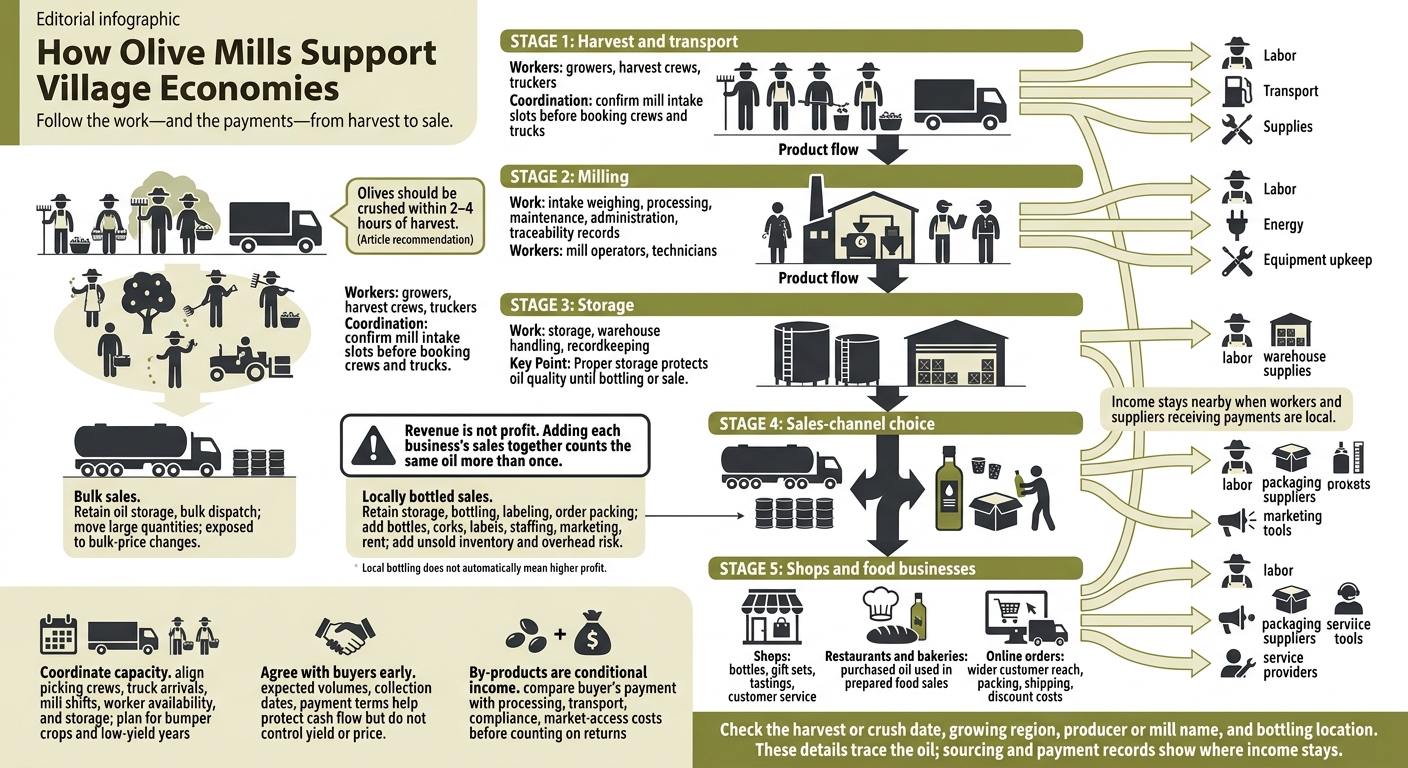 How Olive Mills Support Village Economies
