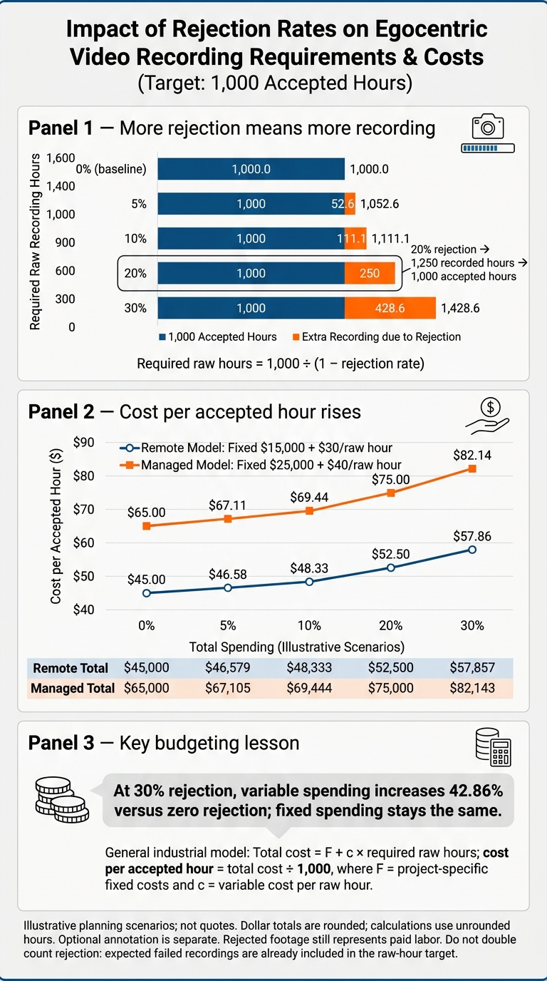 How Video Rejection Rates Increase Collection Costs