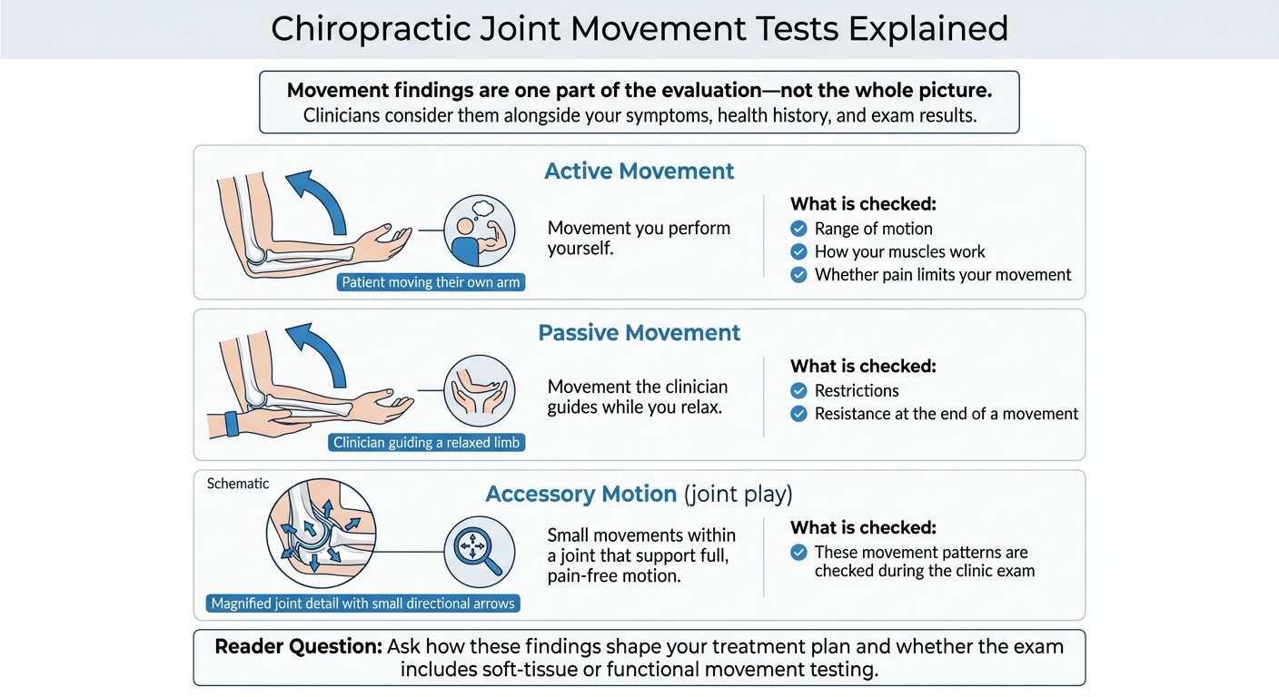 Chiropractic Joint Movement Tests Explained