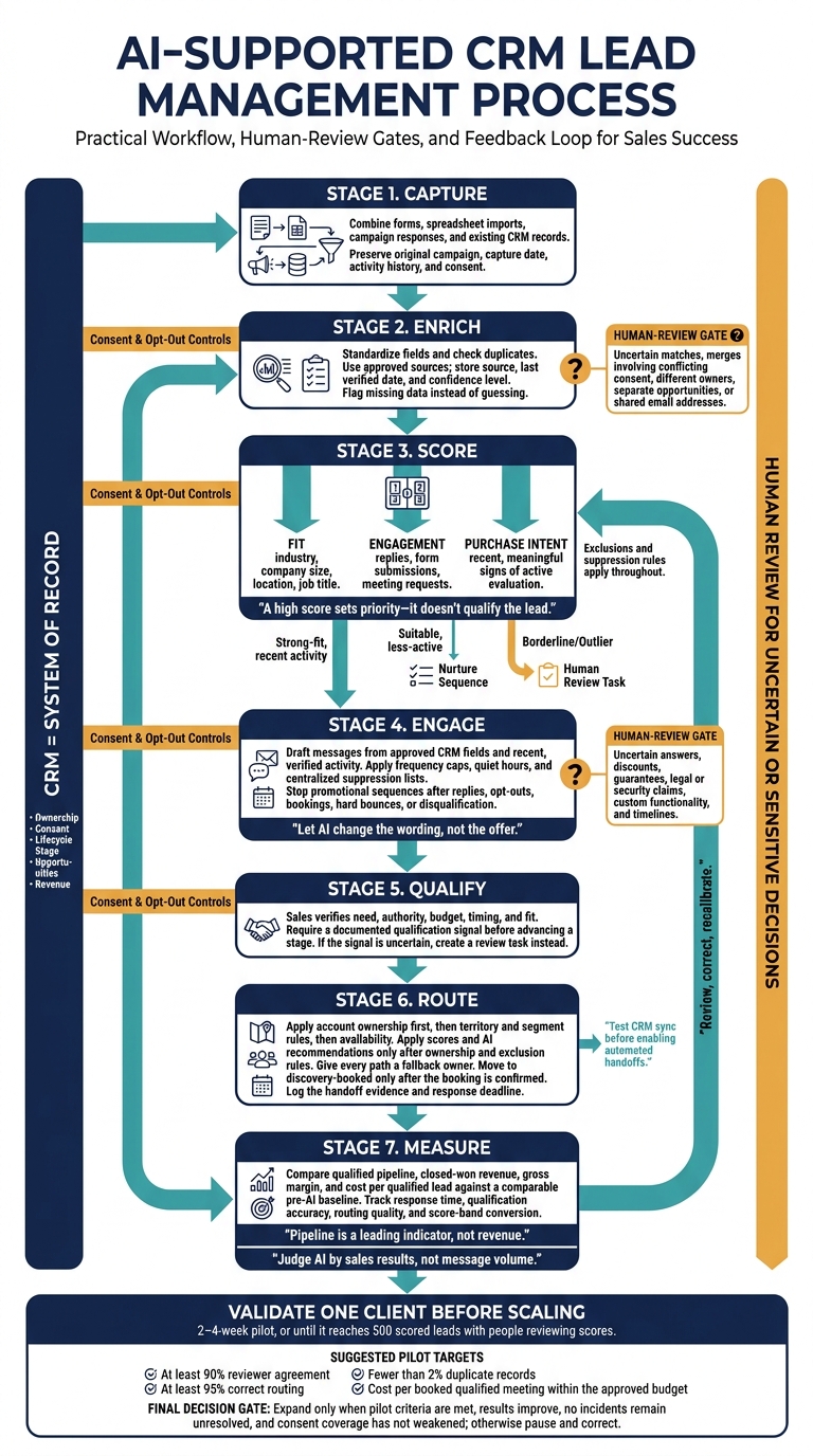 AI CRM Lead Management Workflow