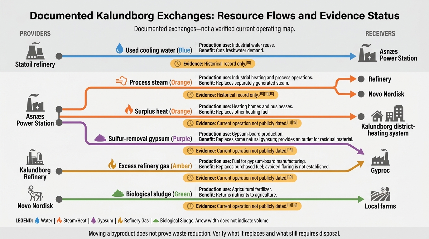 Kalundborg Symbiosis: How Resource Exchanges Work
