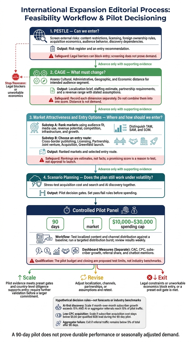 Global Media Expansion: From Risk Screening to Pilot Decisions