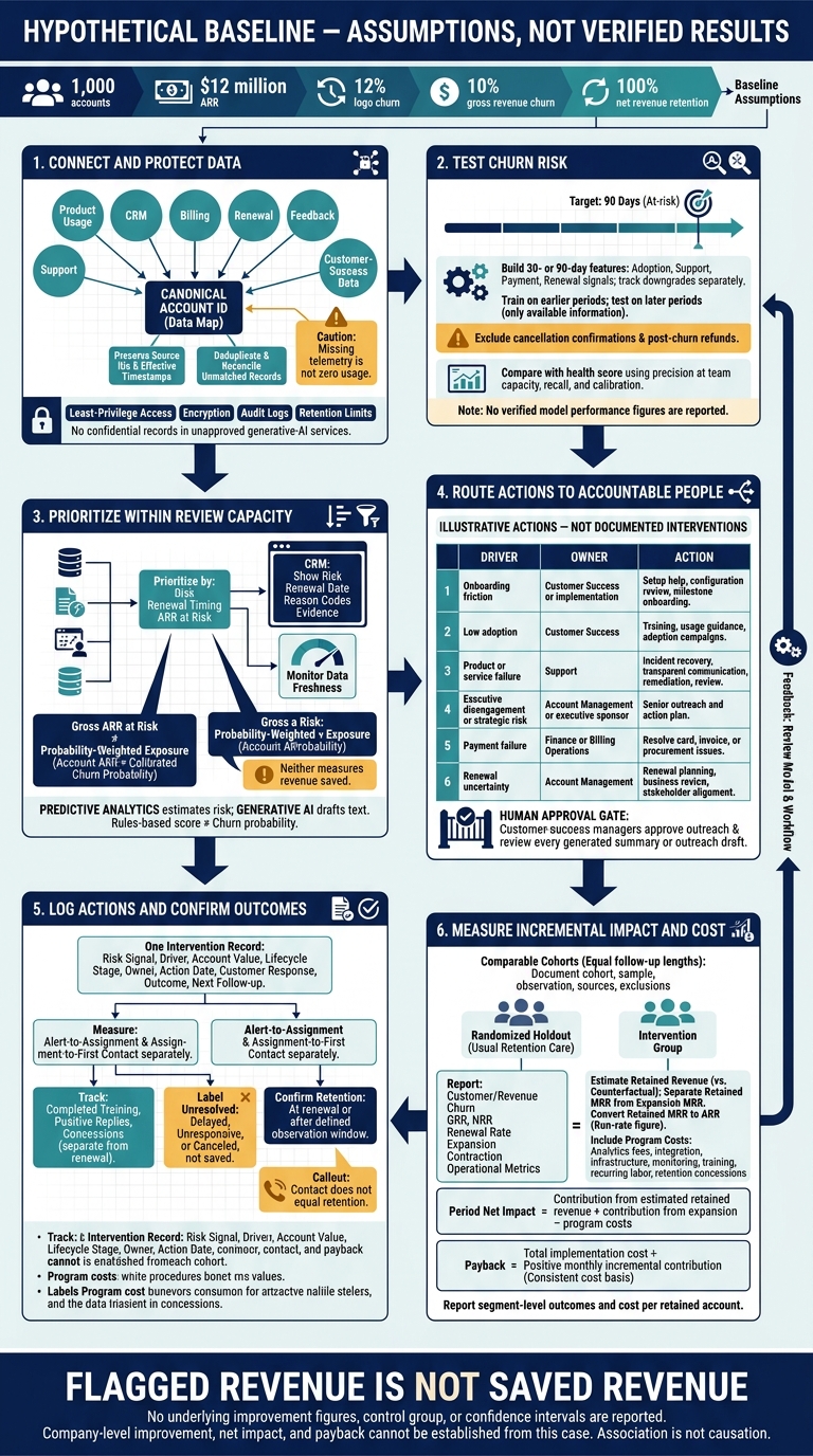 AI SaaS Churn Prevention: From Risk Signals to Measured Impact