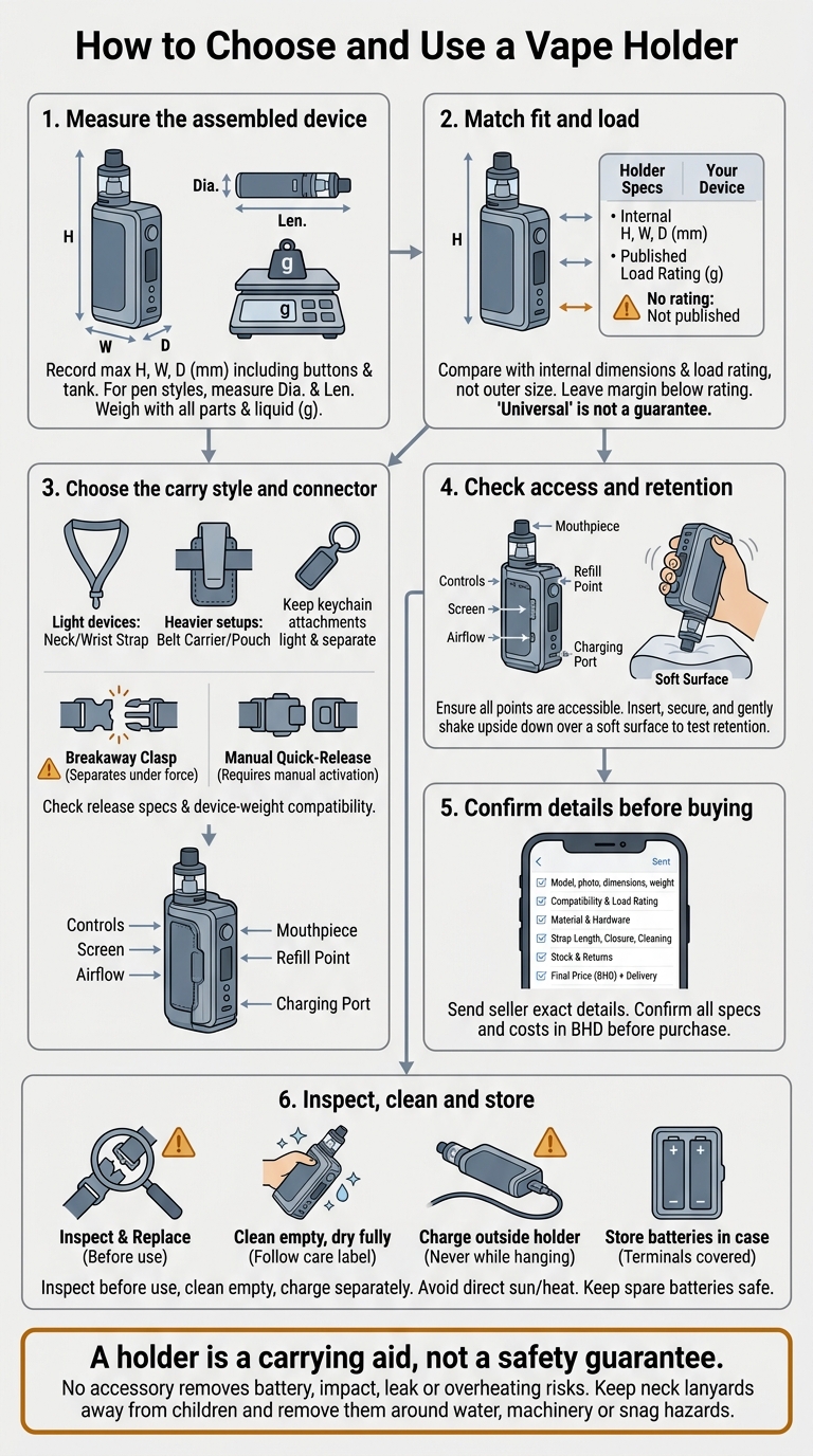 Ultimate Guide To Vape Holders And Lanyards 2 How to choose and use a vape holder