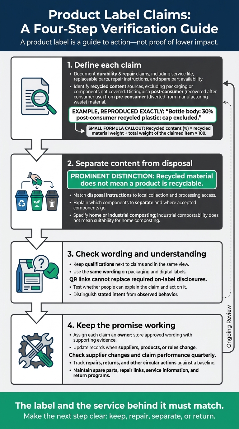Product Label Claims: A Four-Step Verification Guide
