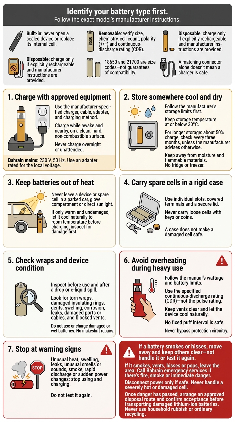 7 Vape Battery Safety Tips For Daily Use 2 7 vape battery safety tips for daily use