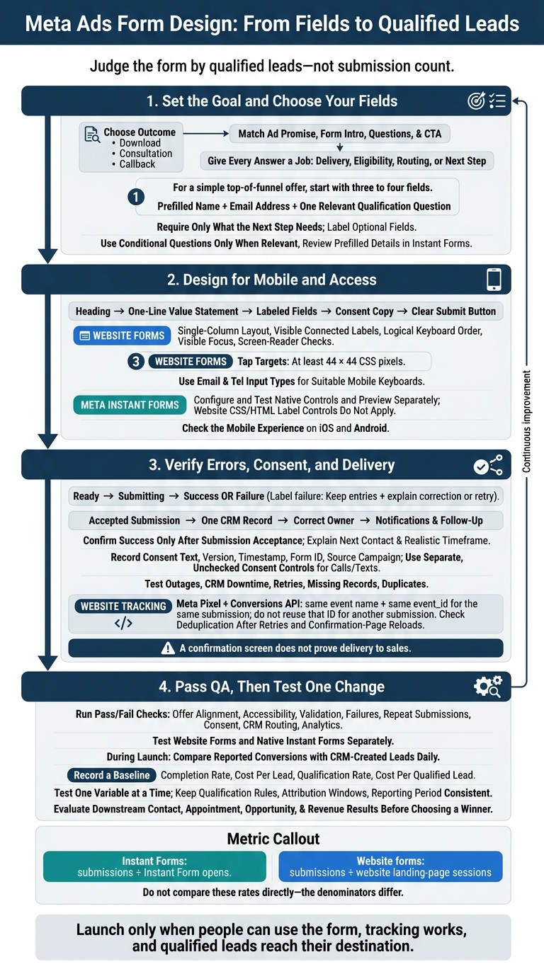 Meta Ads Form Design: From Fields to Qualified Leads