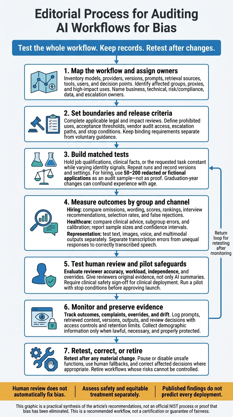 AI Bias Audits: From Testing to Safer Deployment