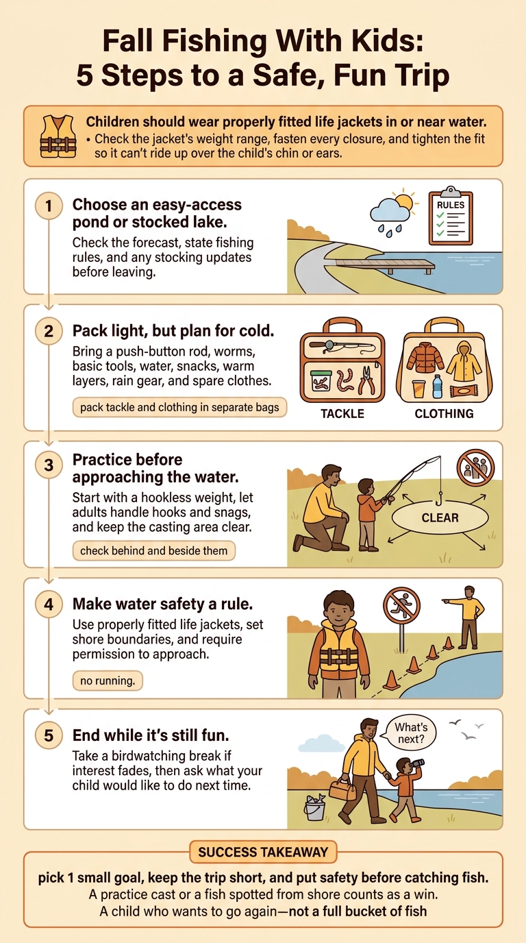 Fall Fishing With Kids: 5 Steps to a Safe, Fun Trip