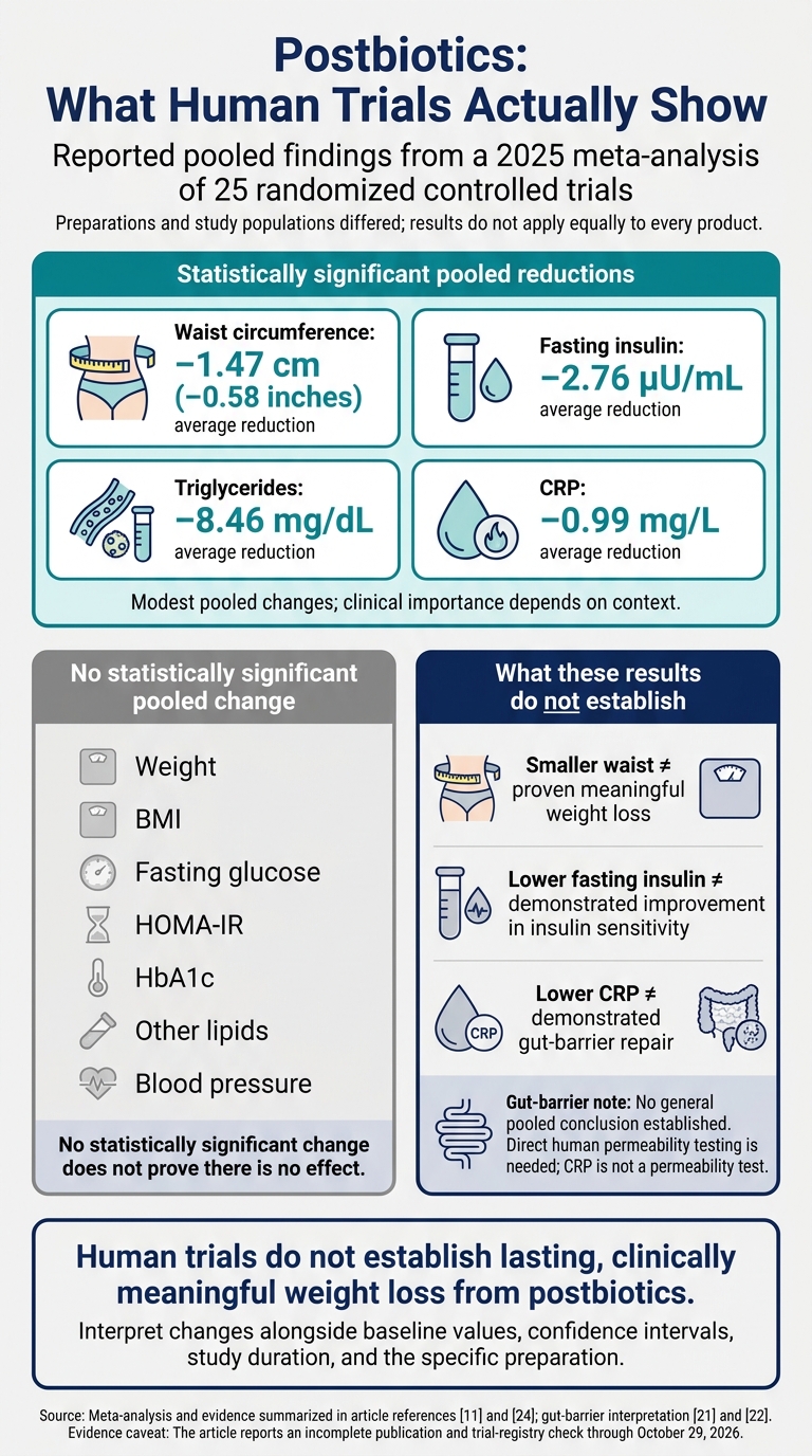 Postbiotics: What Human Trials Actually Show