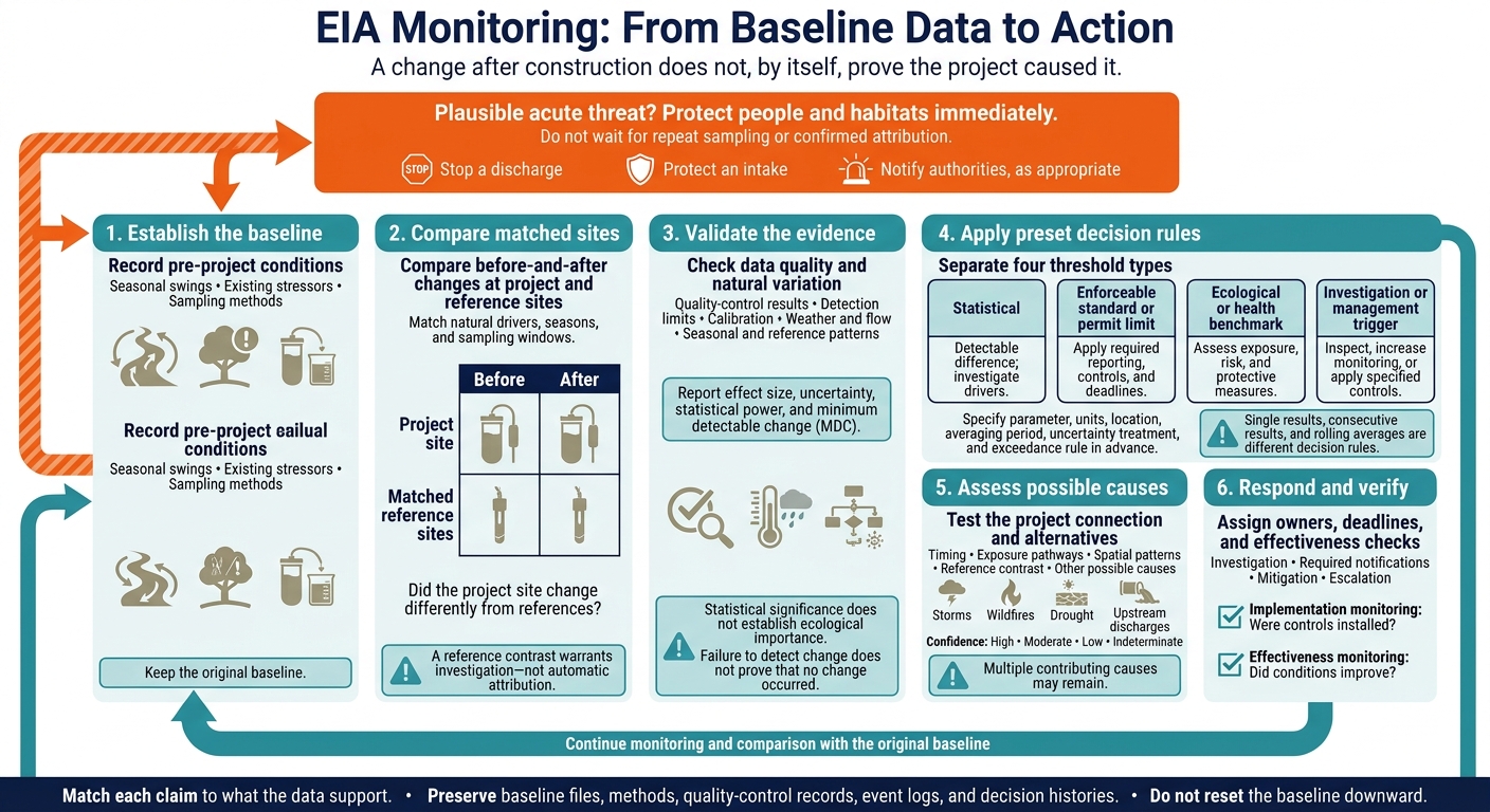 EIA Monitoring: From Baseline Data to Action