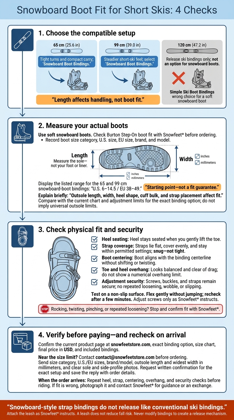 Snowboard Boot Fit for Short Skis: 4 Checks