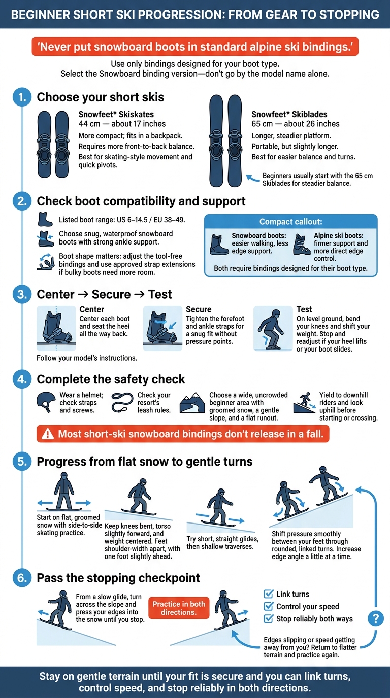 Skiing in Snowboard Boots: Beginner Safety Checklist