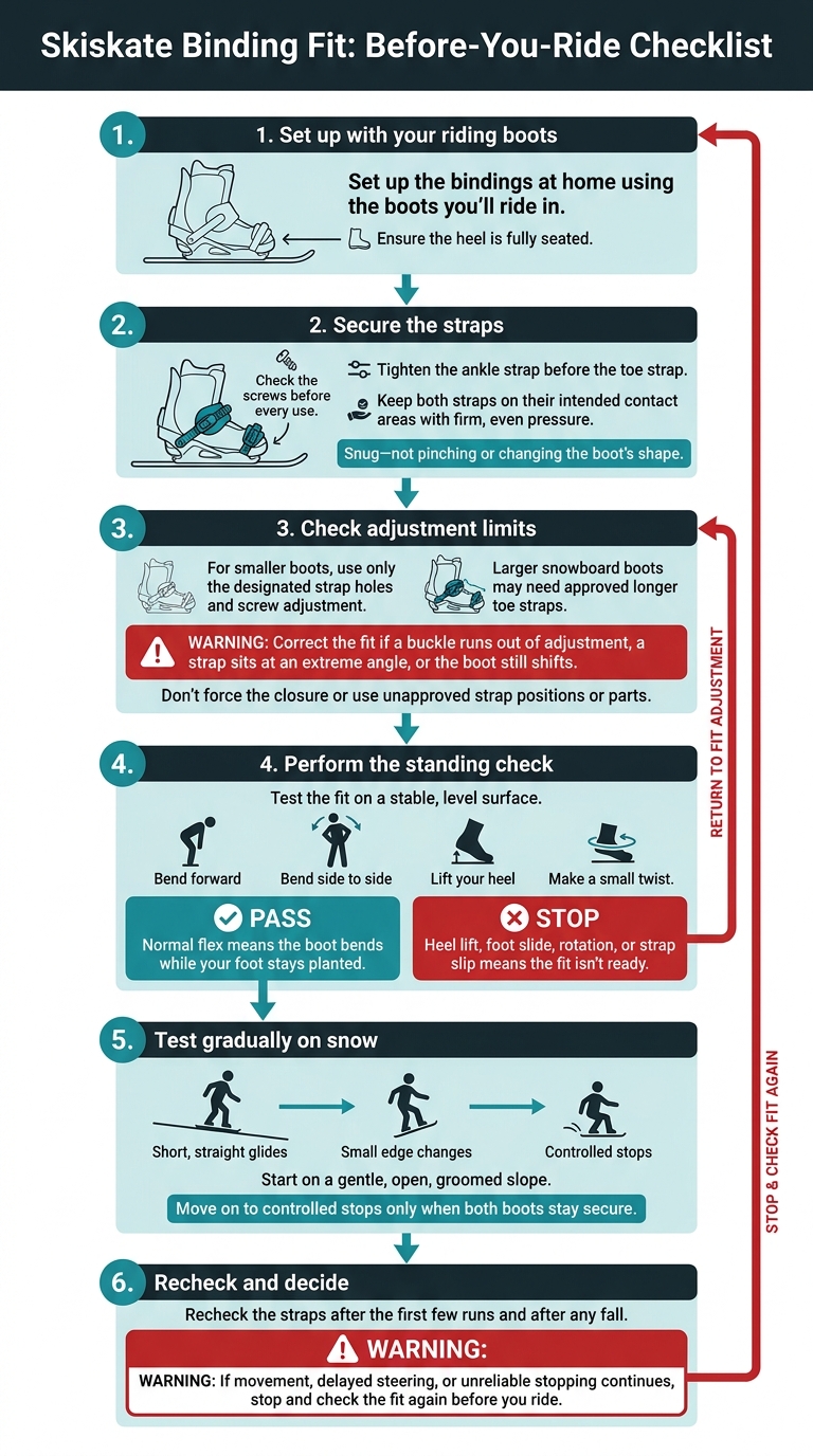 Skiskate Binding Fit: Before-You-Ride Checklist