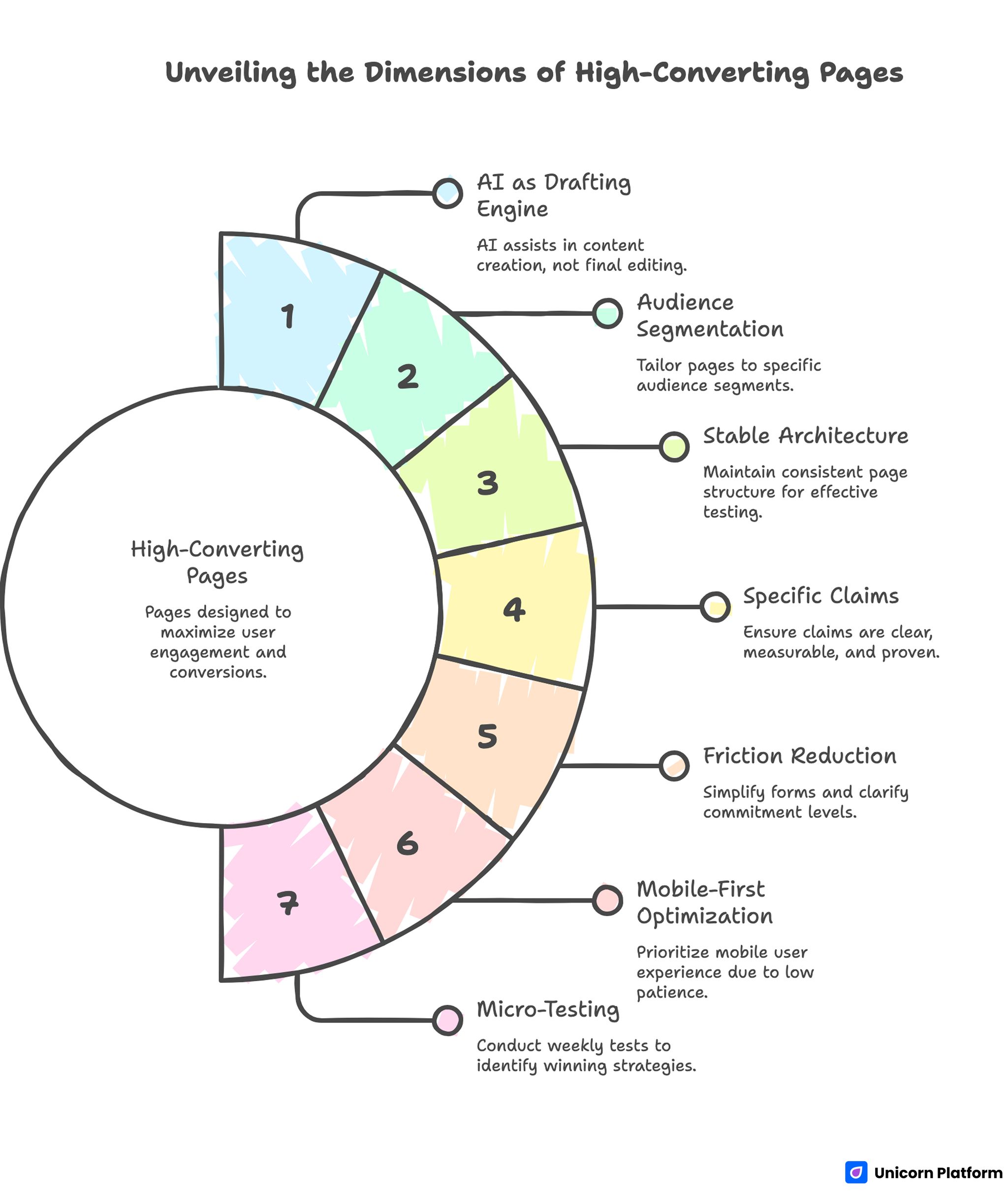 Unveiling the Dimension of High-Converting Pages