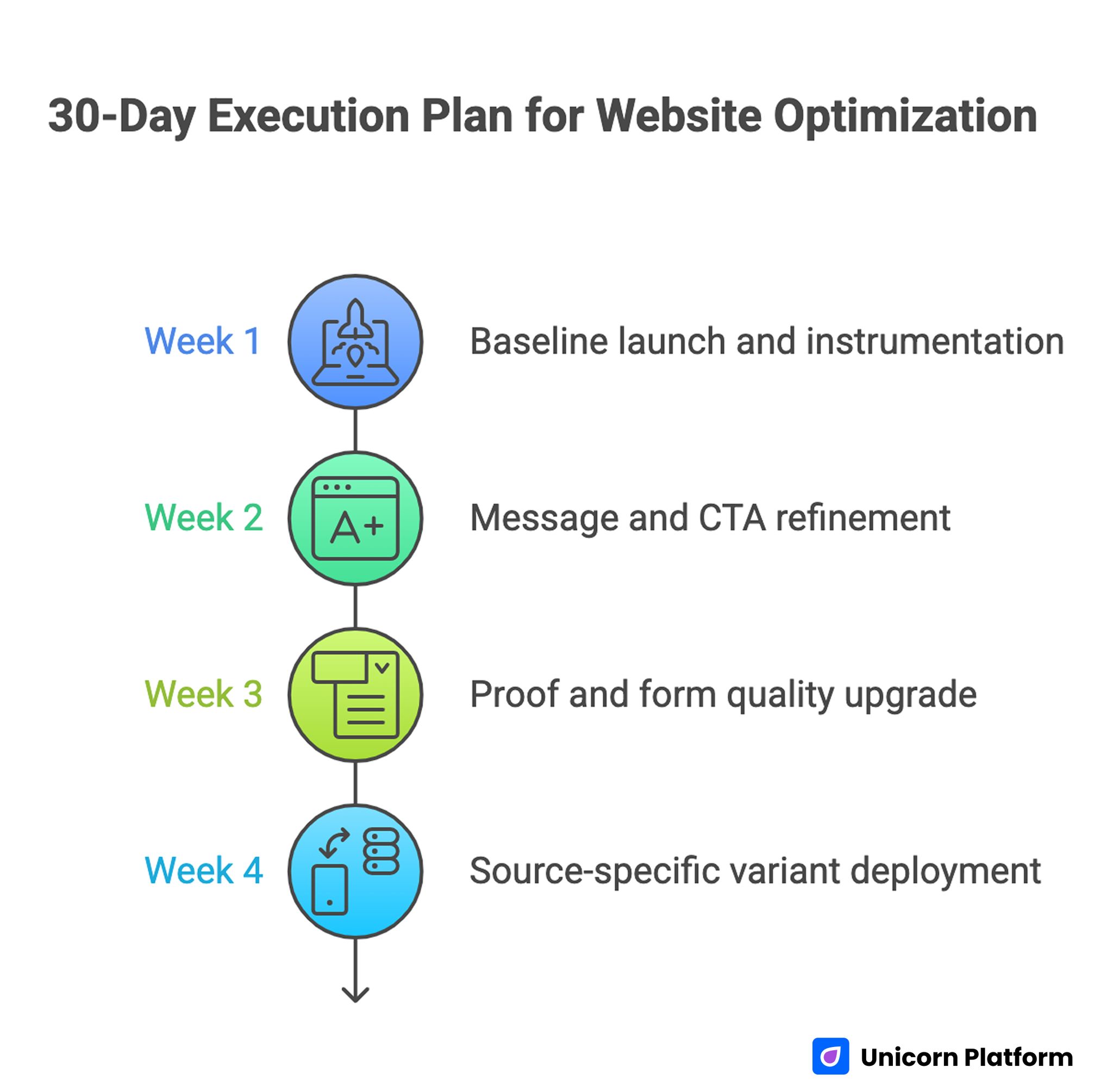 30-Day Execution Plan for Website Optimization 
