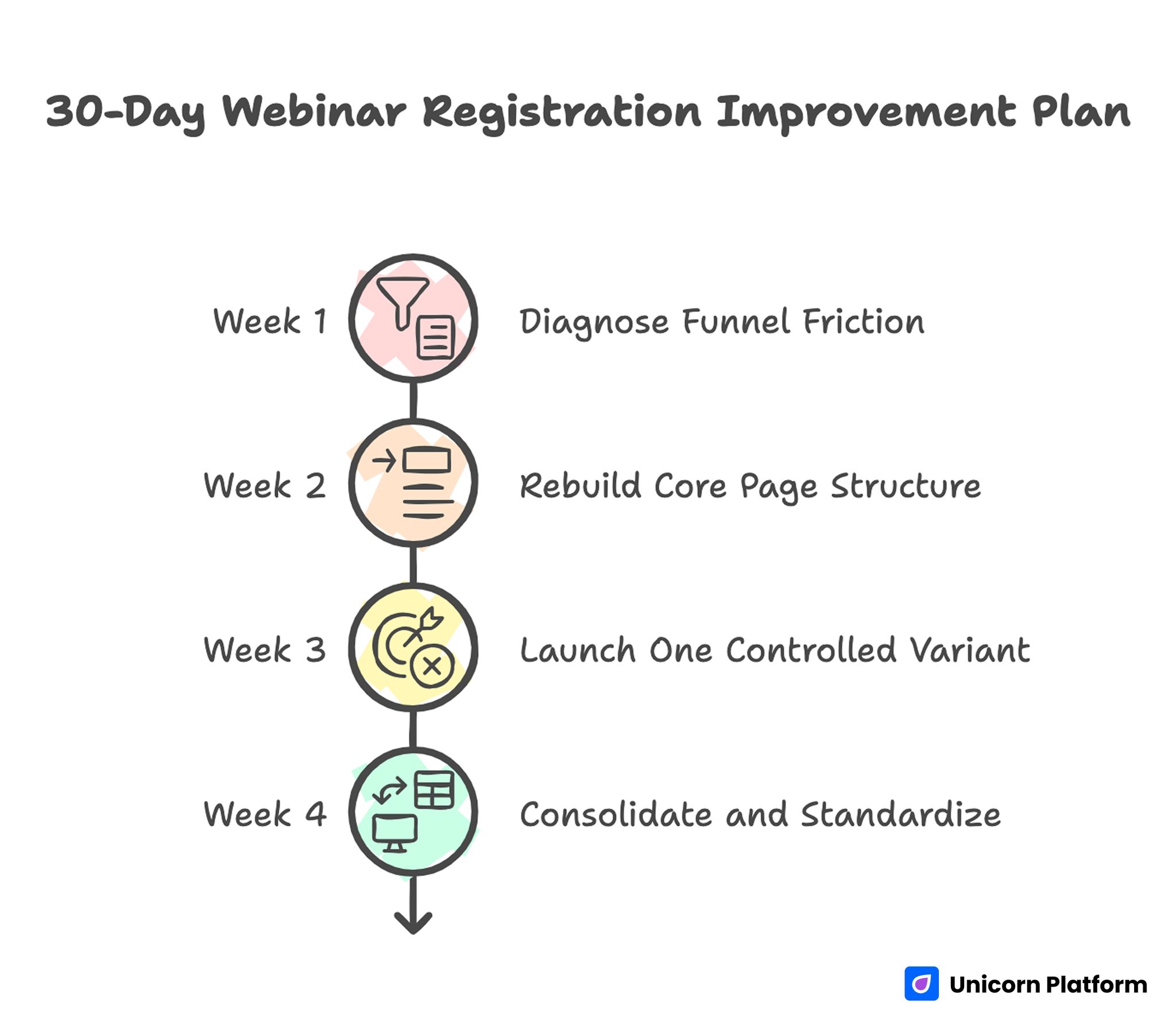 30-Day Webinar Registration Improvement Plan 