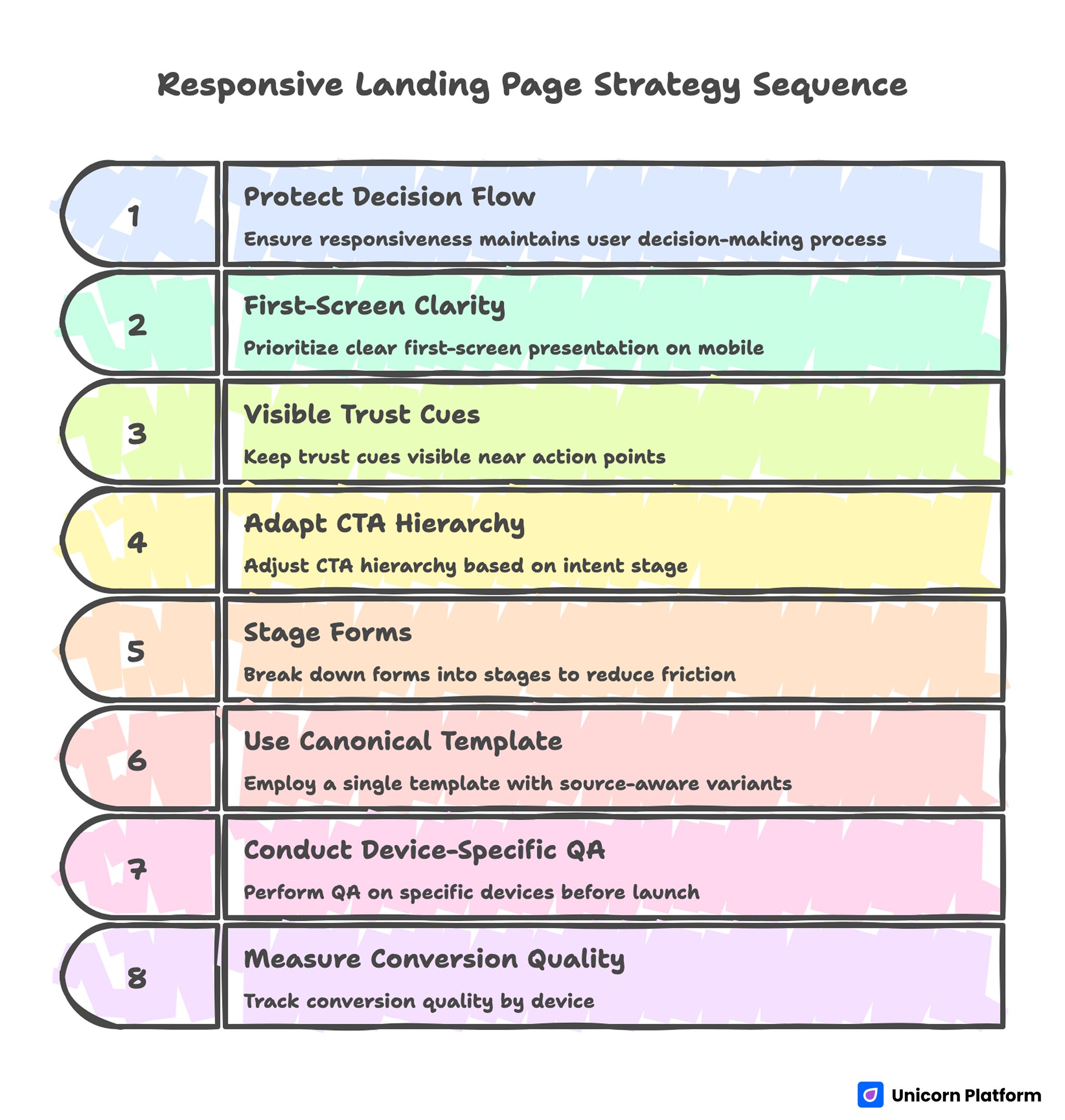Responsive Landing Page Strategy Sequence 