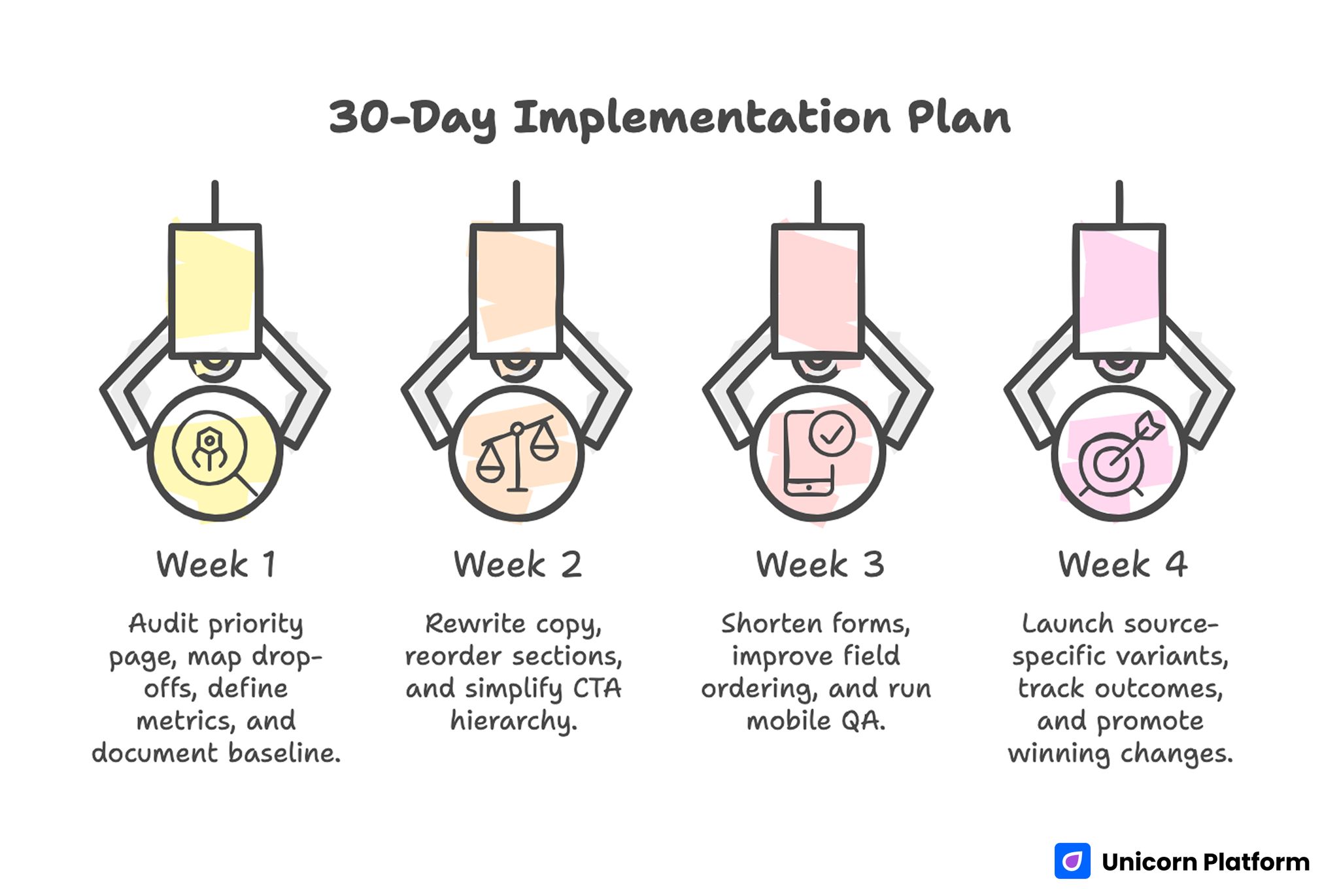 30-day Implementation Plan for Responsive Landing Page Strategy