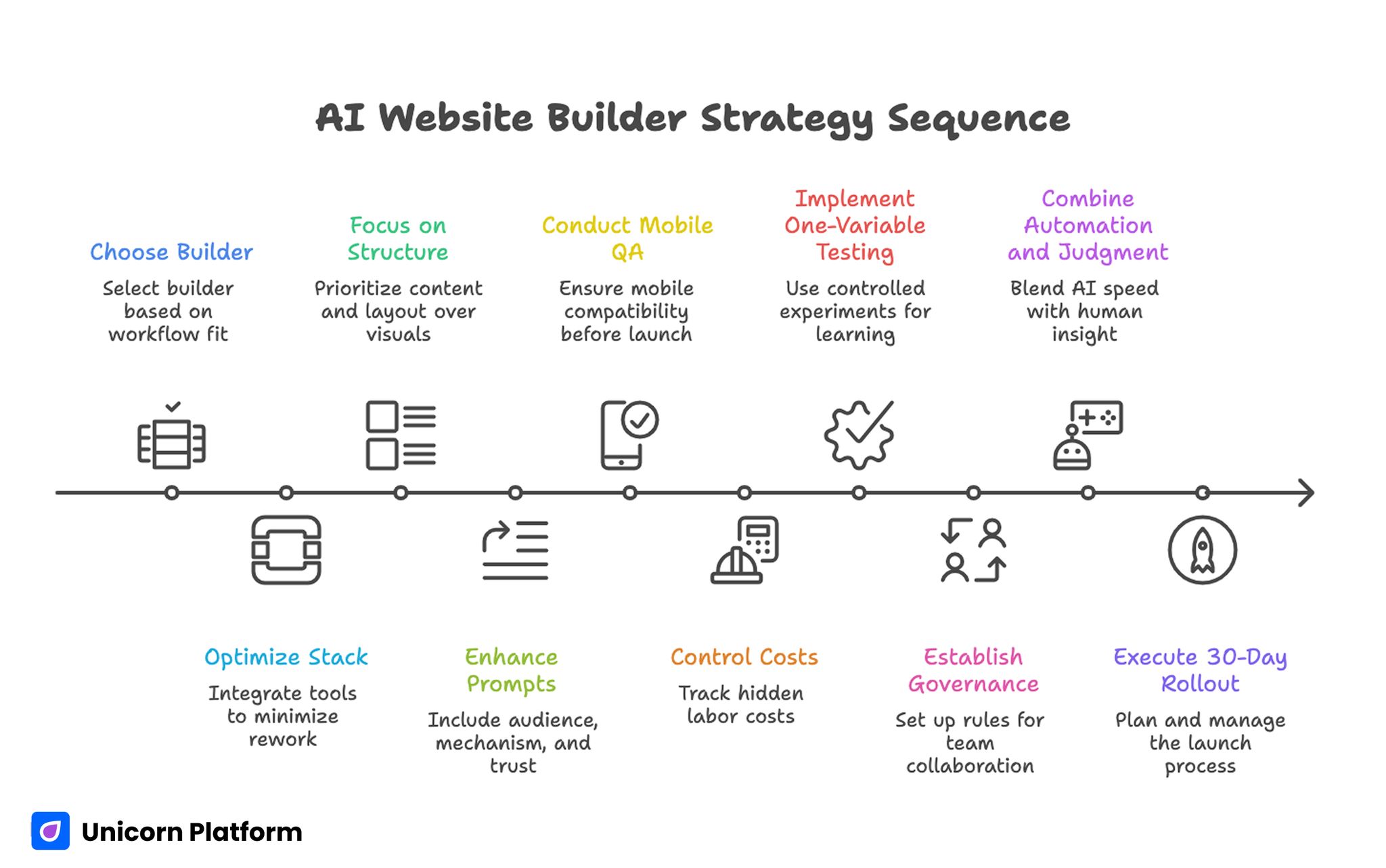 AI Website Builder Strategy Sequence 