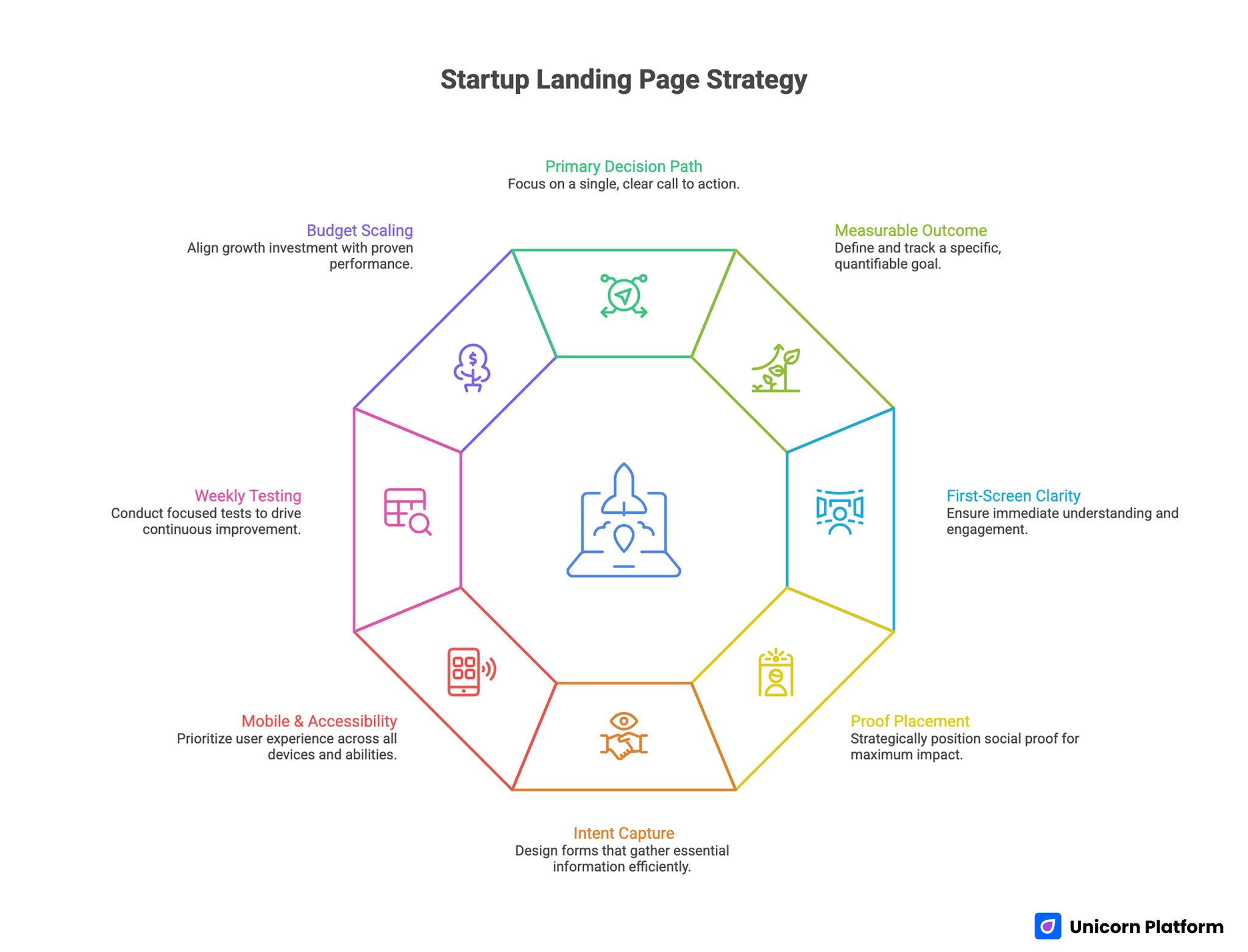 Startup Landing Page Strategy 