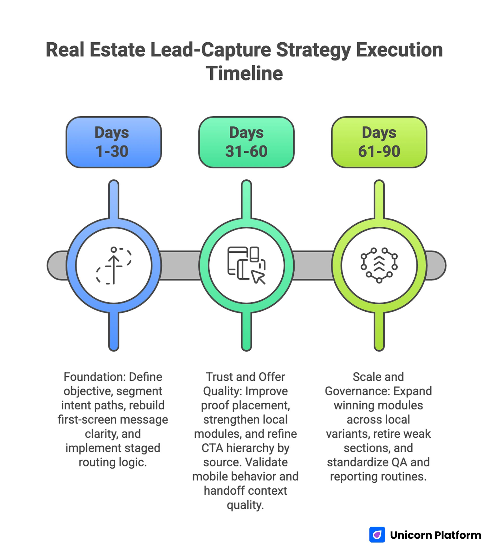 Real Estate Lead-Capture Strategy Execution Timeline 