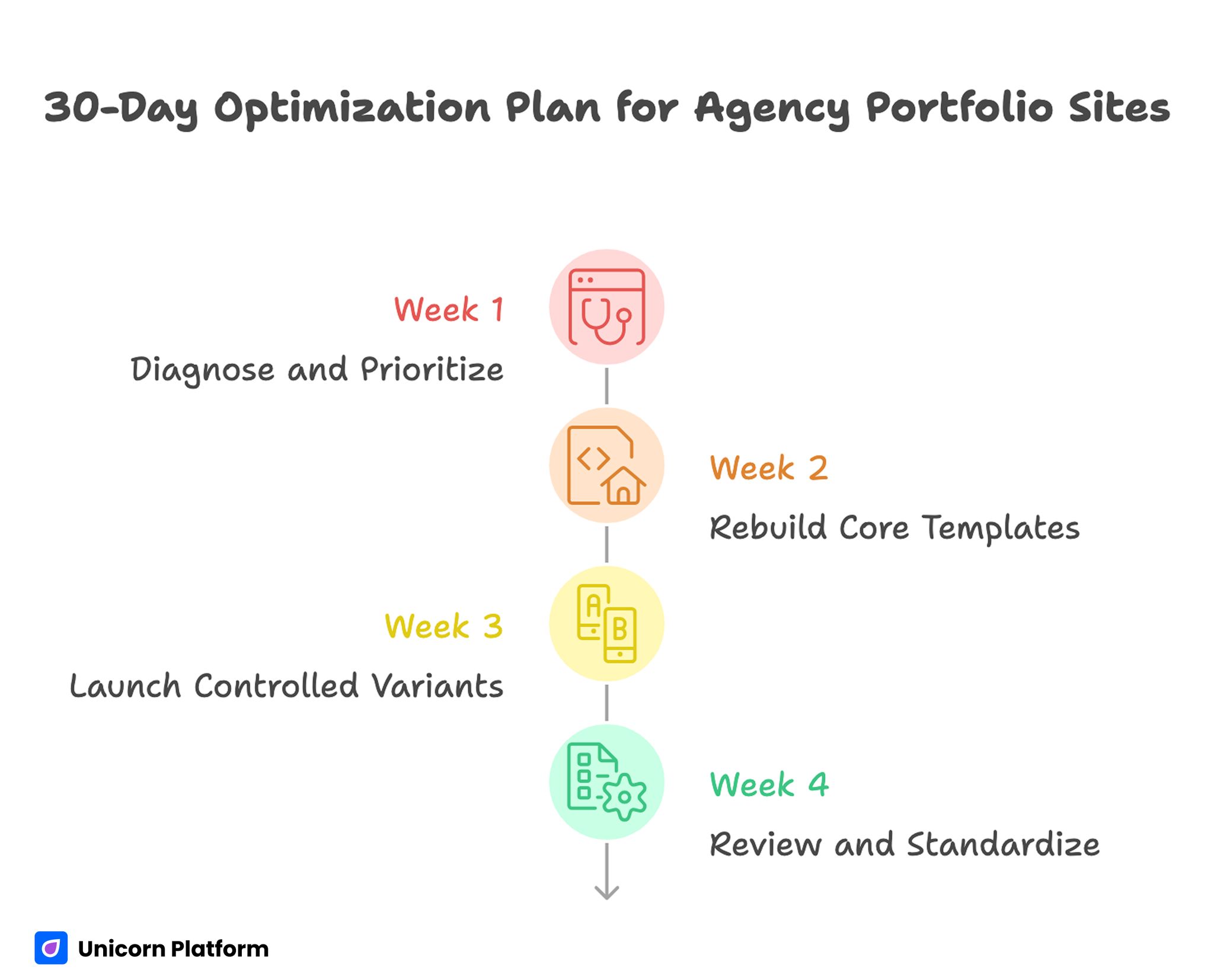 30-Day Optimization Plan for Agency Portfolio Sites
