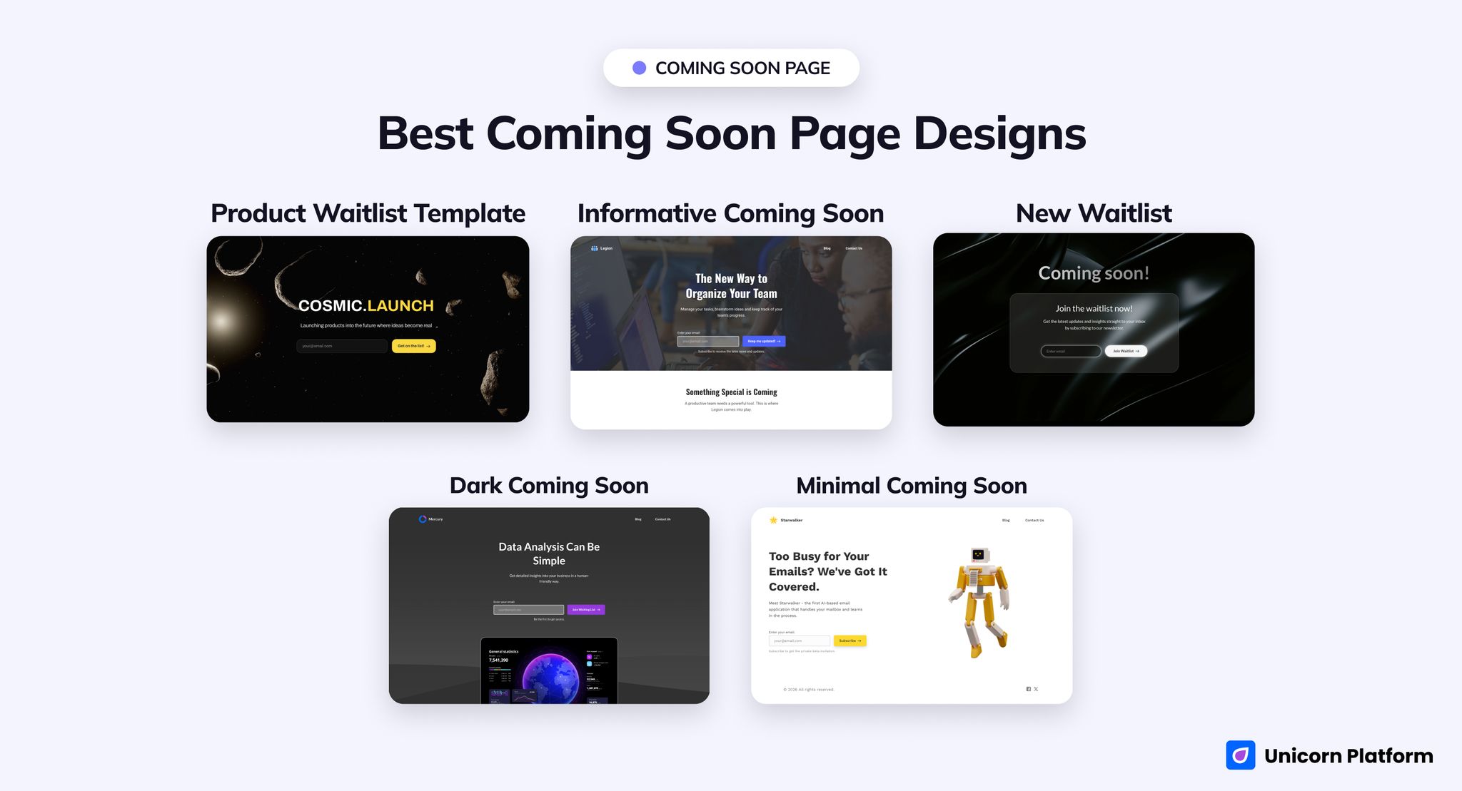 The best prelaunch layout depends on whether your page needs explanation, reveal energy, or the shortest possible path to signup.