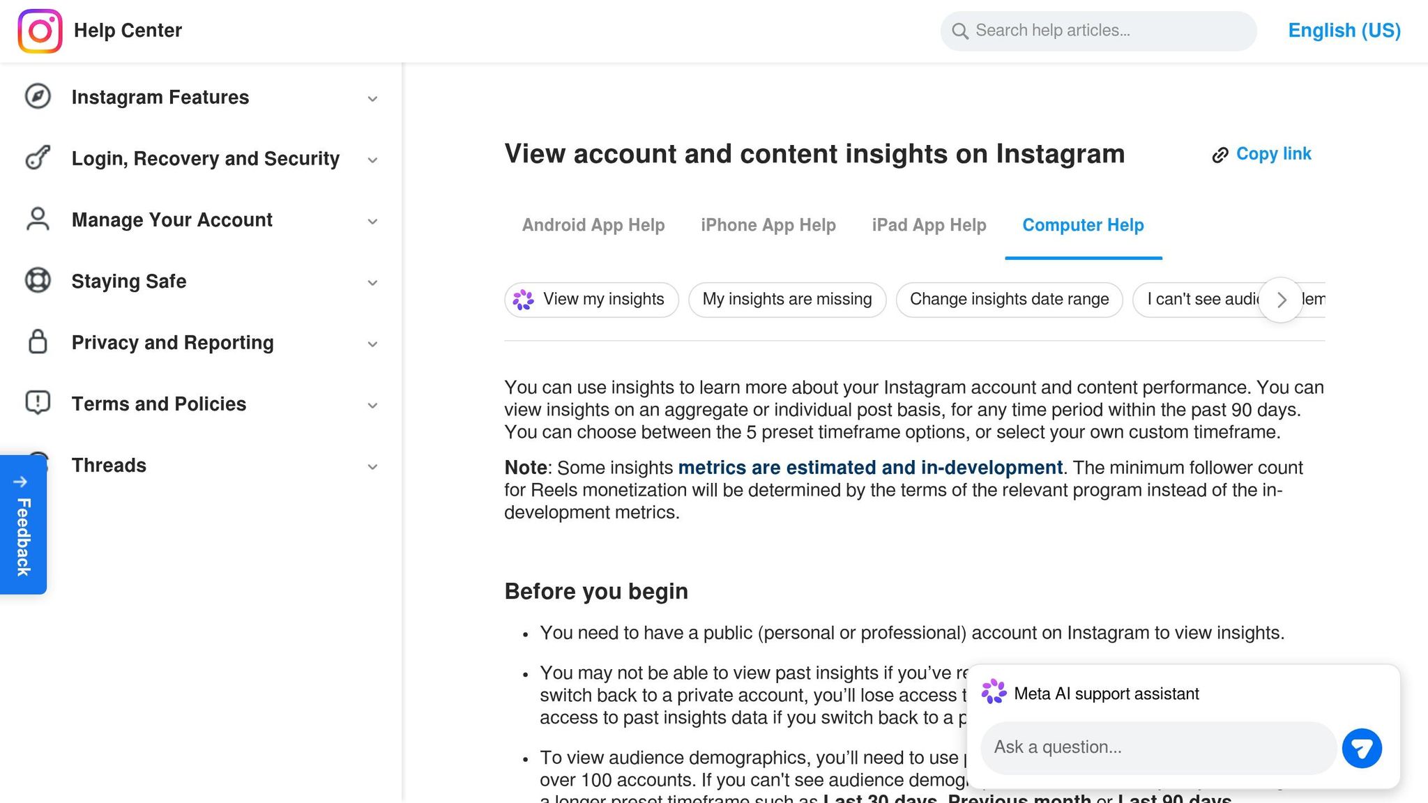 Instagram Insights