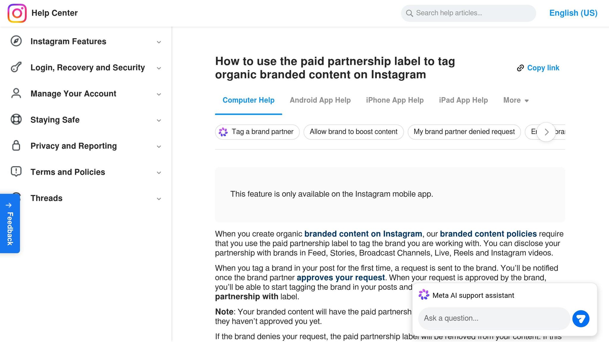PAID PARTNERSHIP