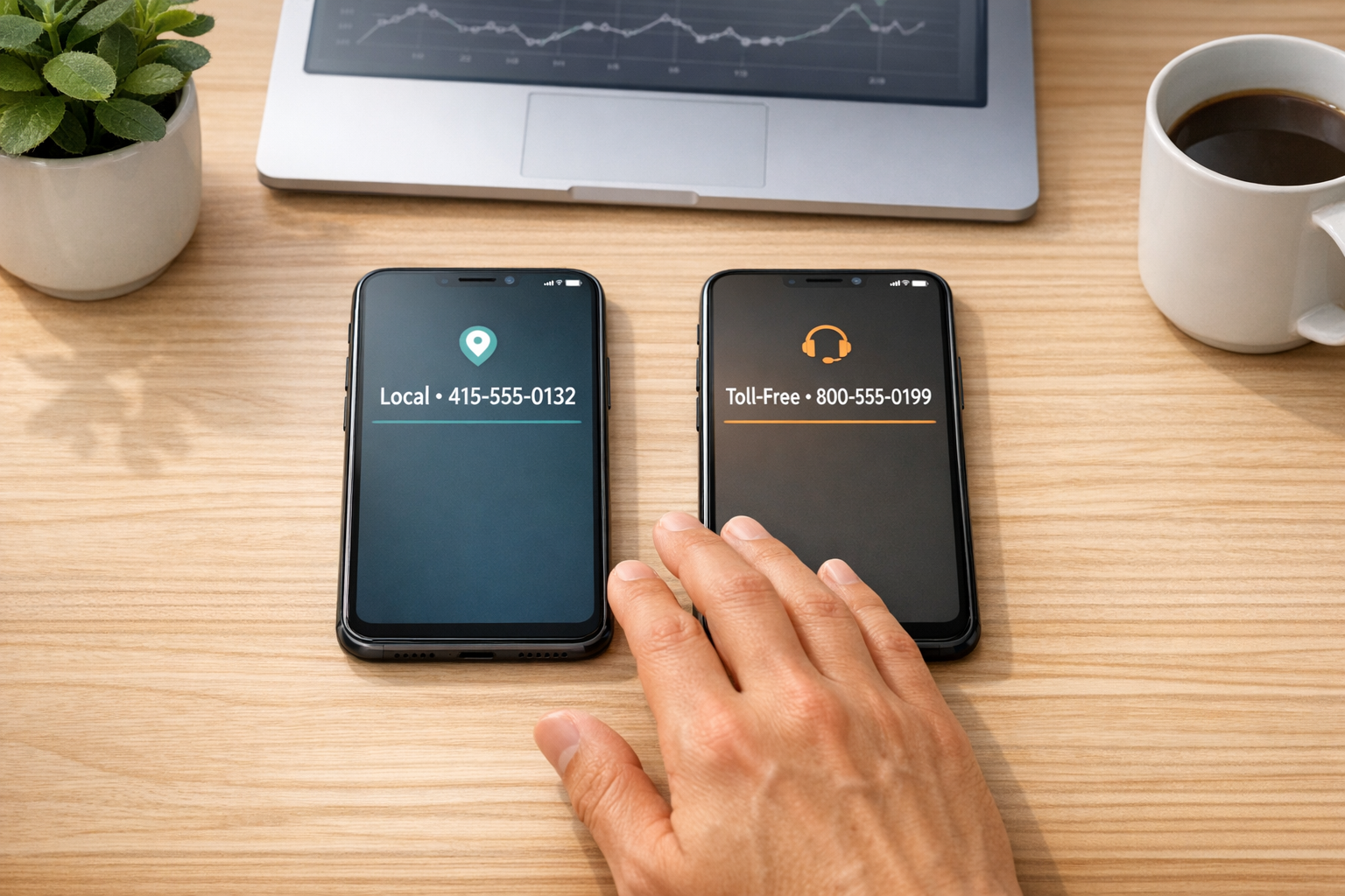 Custom Phone Numbers: Local vs. Toll-Free