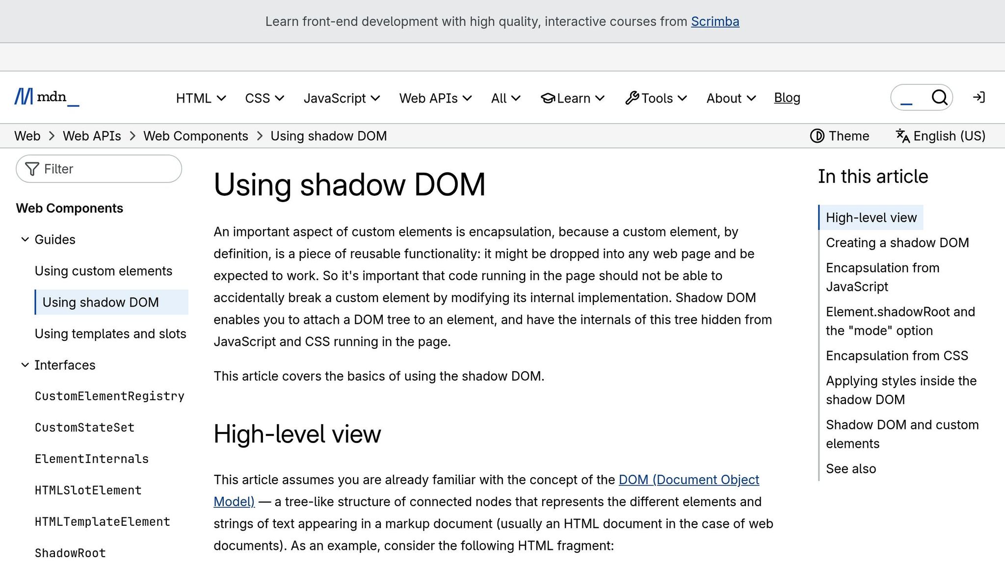 Shadow DOM