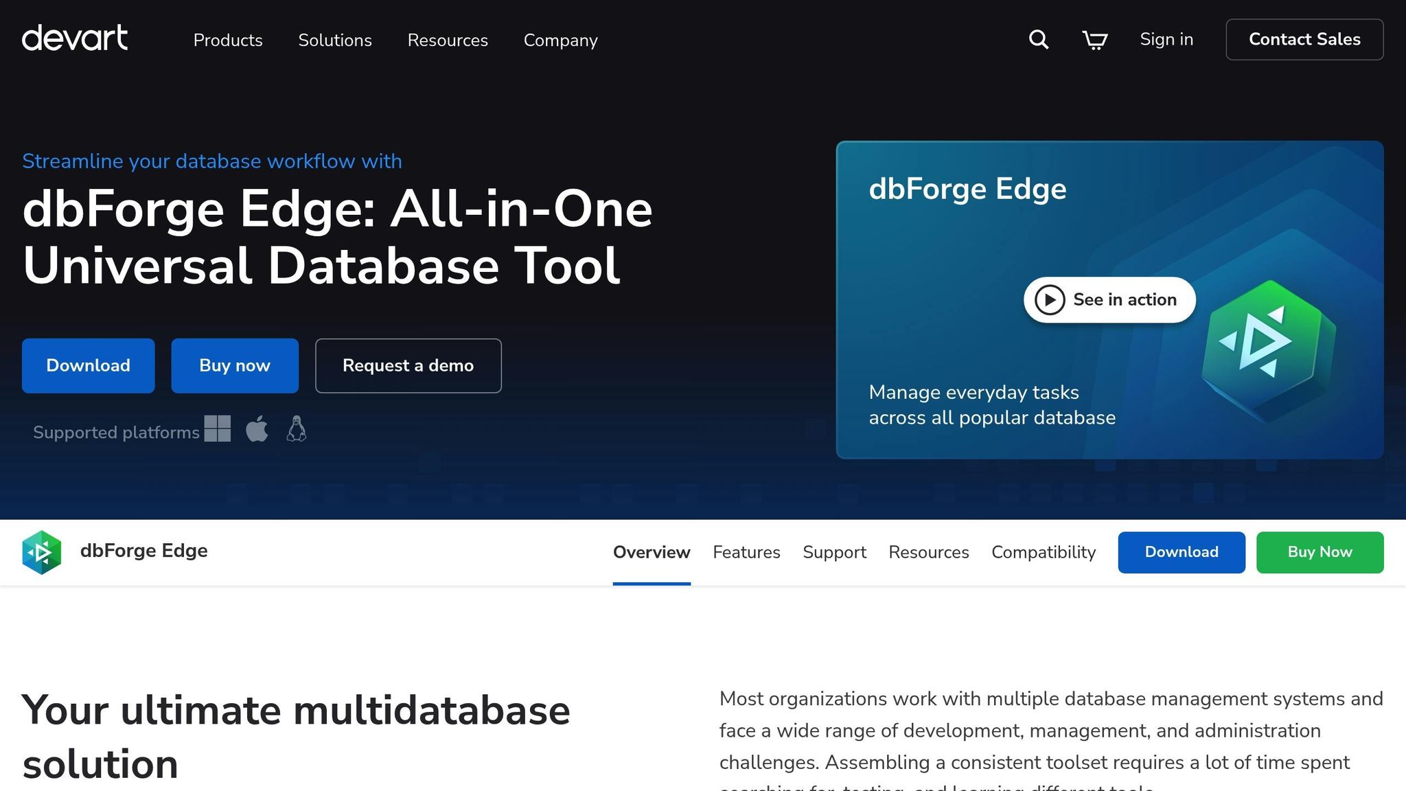 dbForge Edge