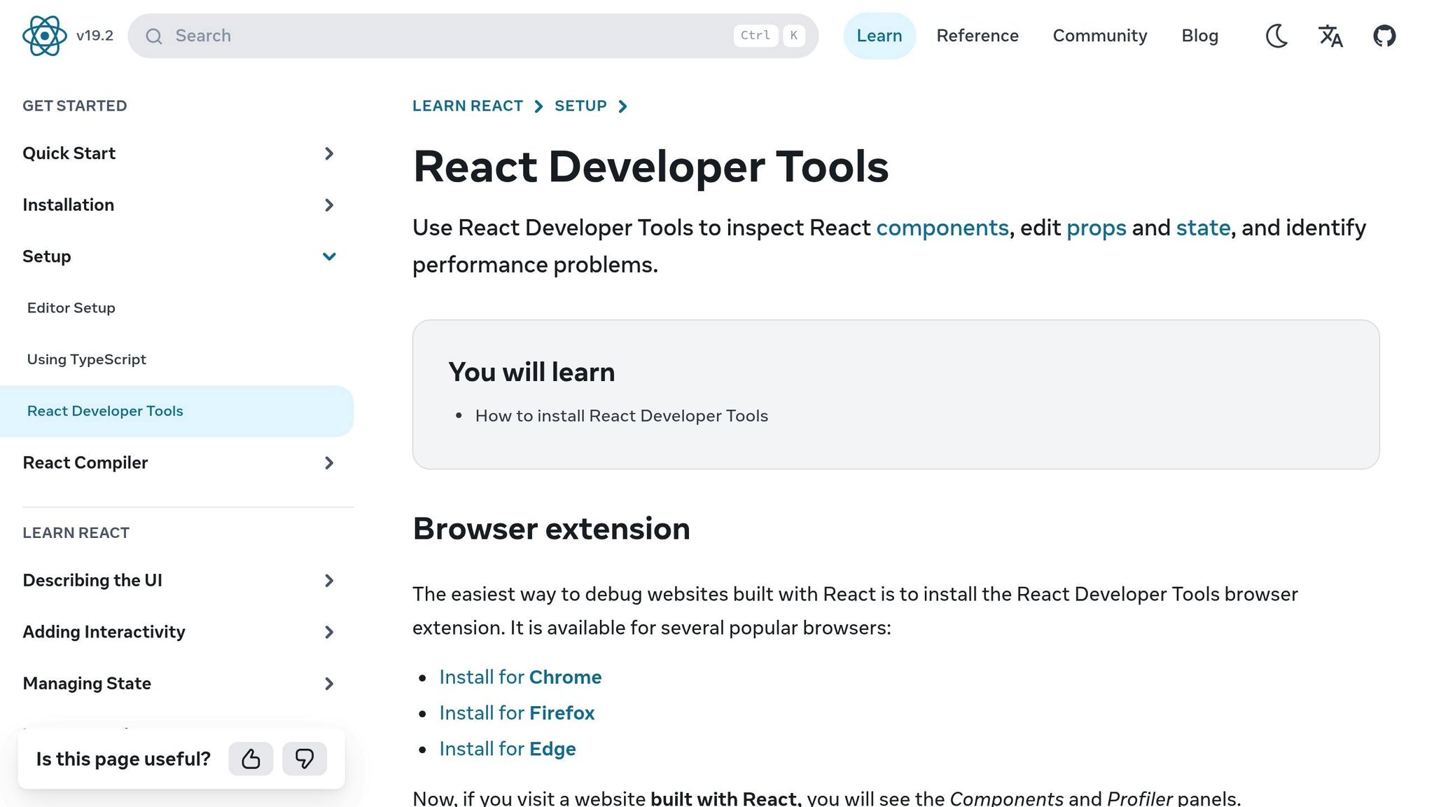 React DevTools