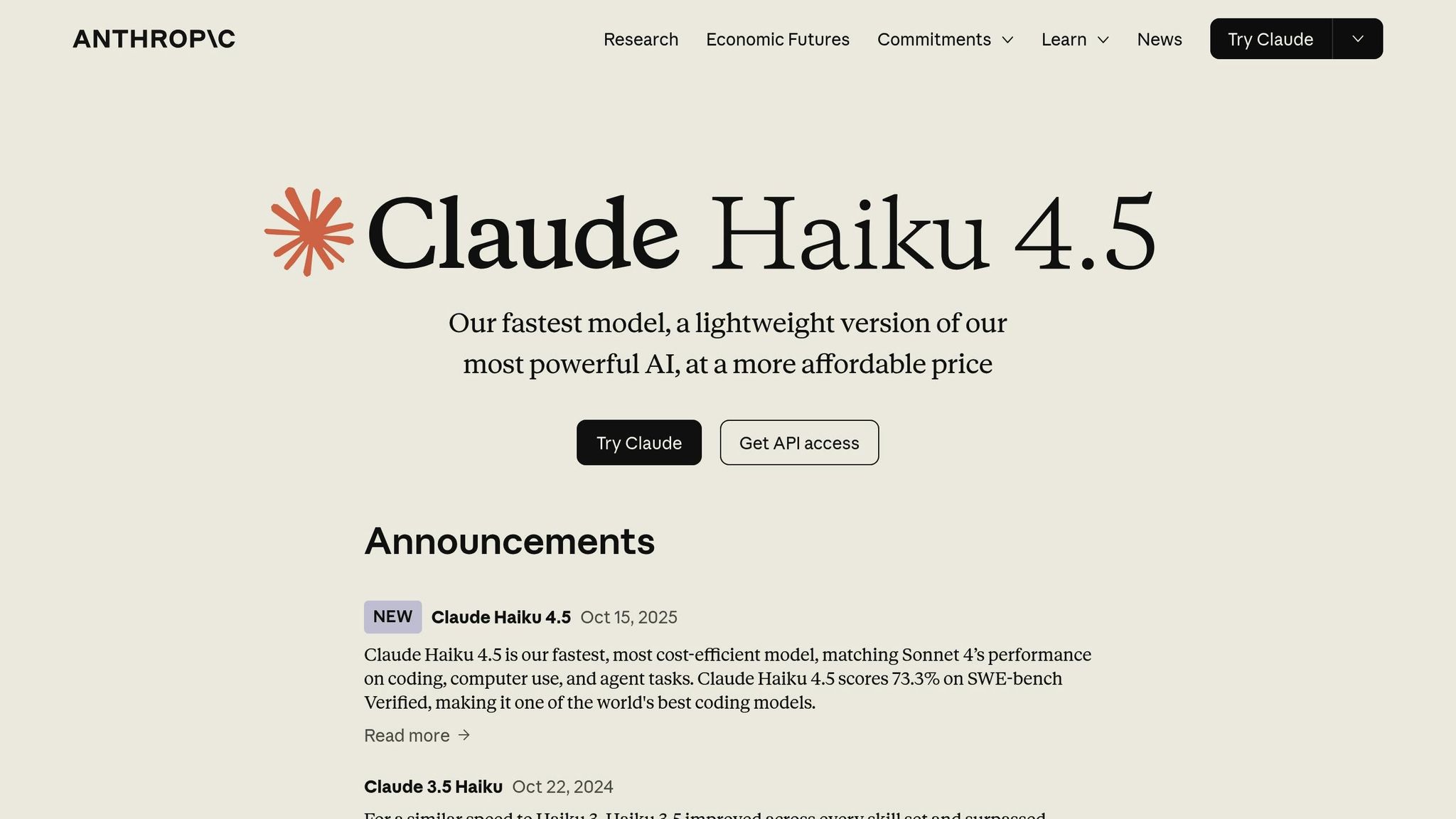 Claude Haiku 4.5