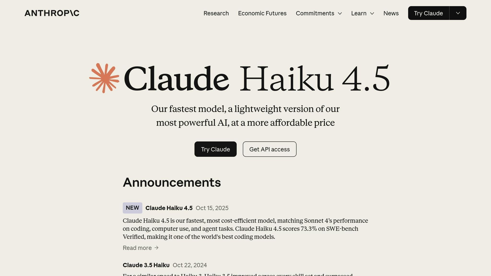 Claude Haiku 4.5