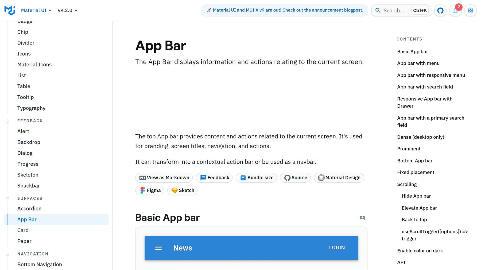 AppBar
