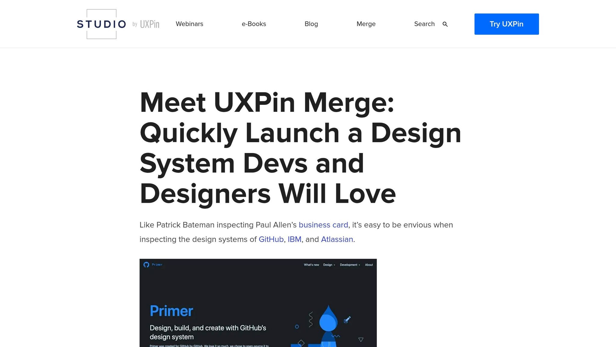 UXPin Merge