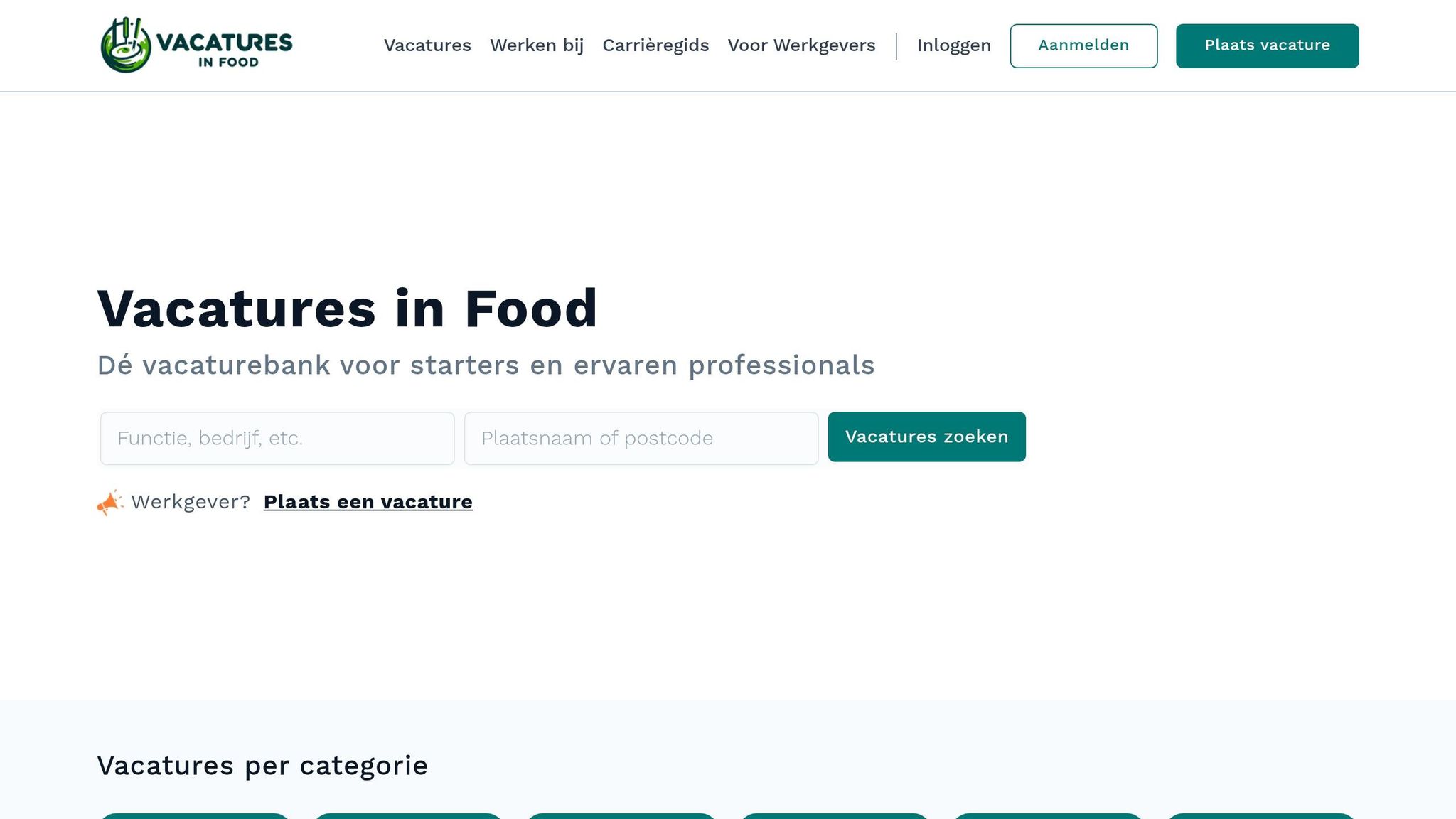 Vacatures in Food
