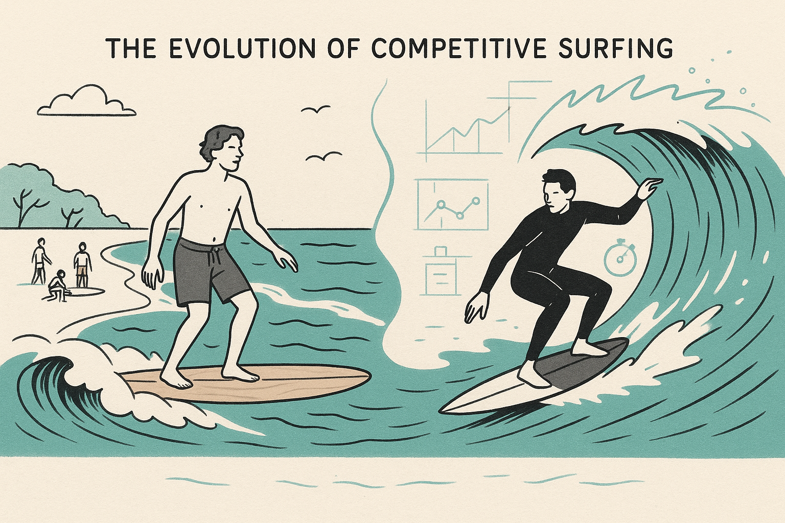 The Evolution of Competitive Surfing: How Training Has Changed Over Time