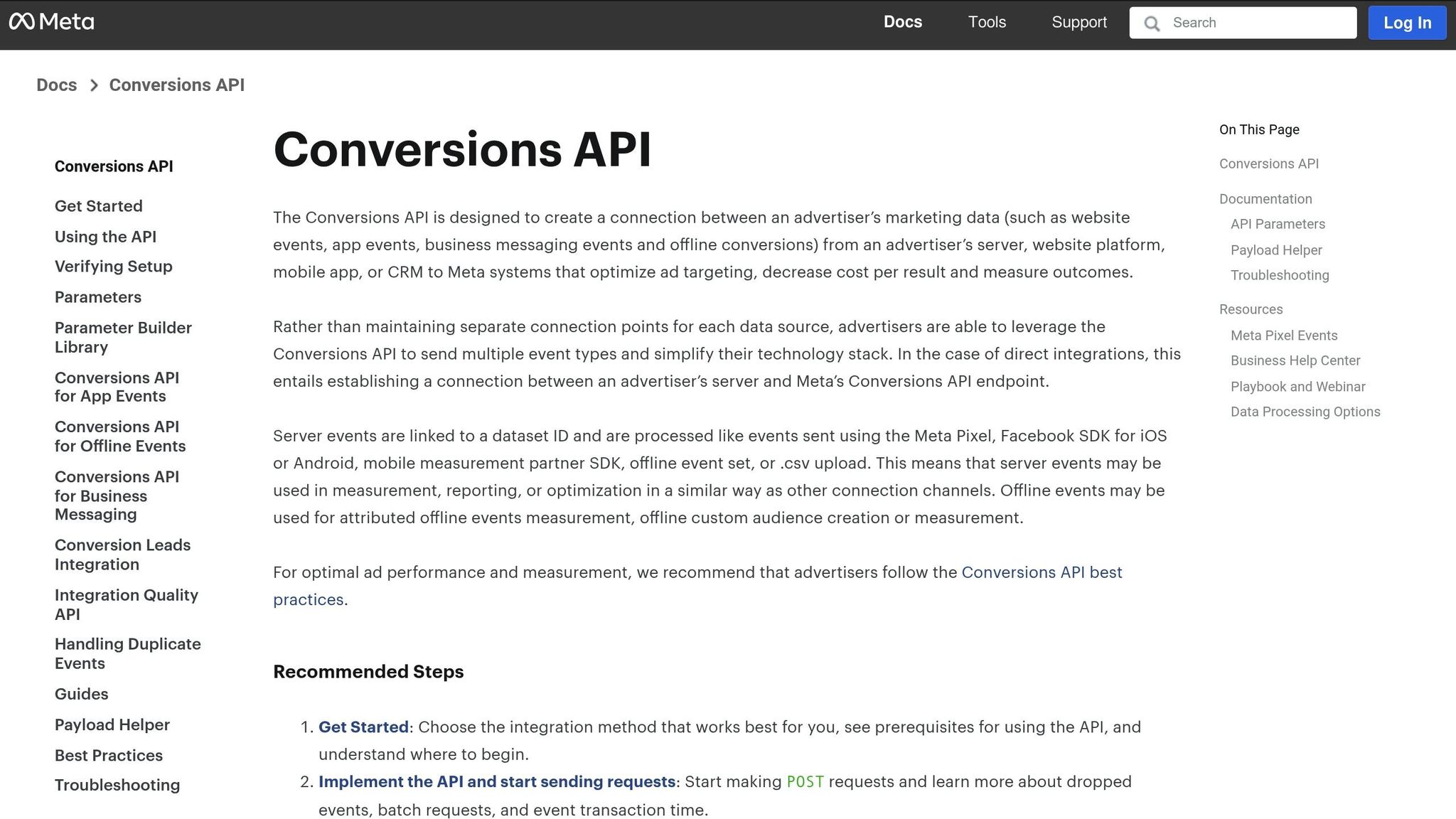 Facebook Conversions API