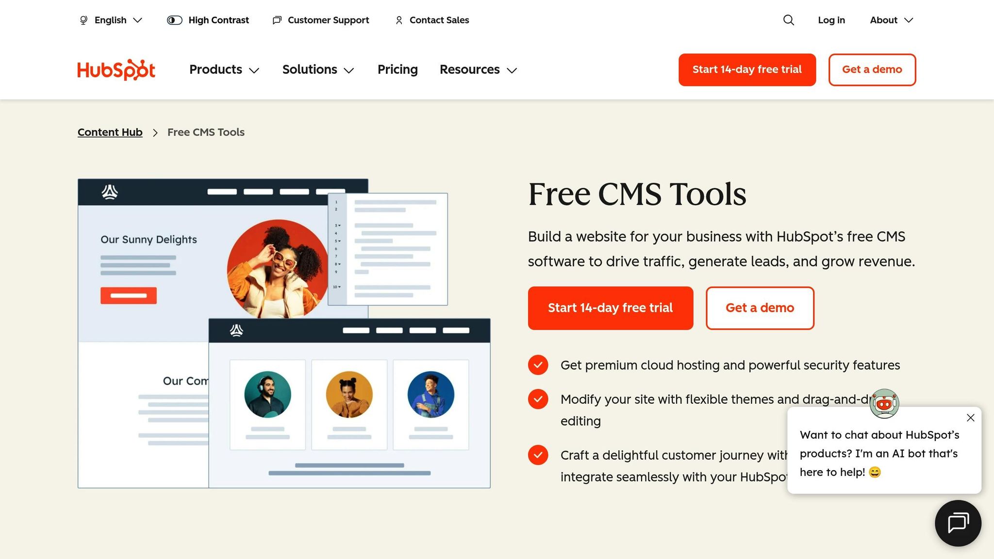 HubSpot CMS