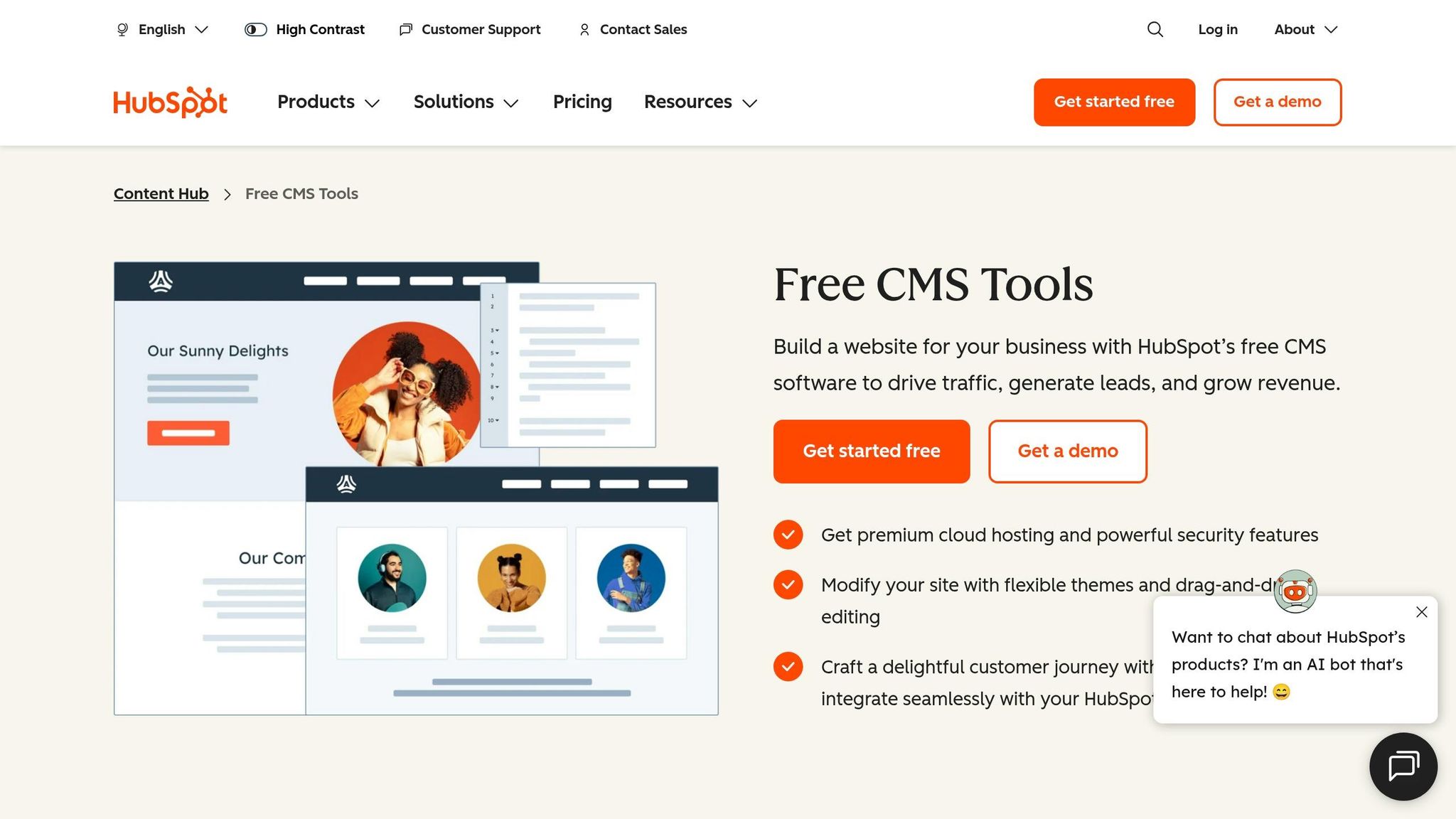 HubSpot CMS