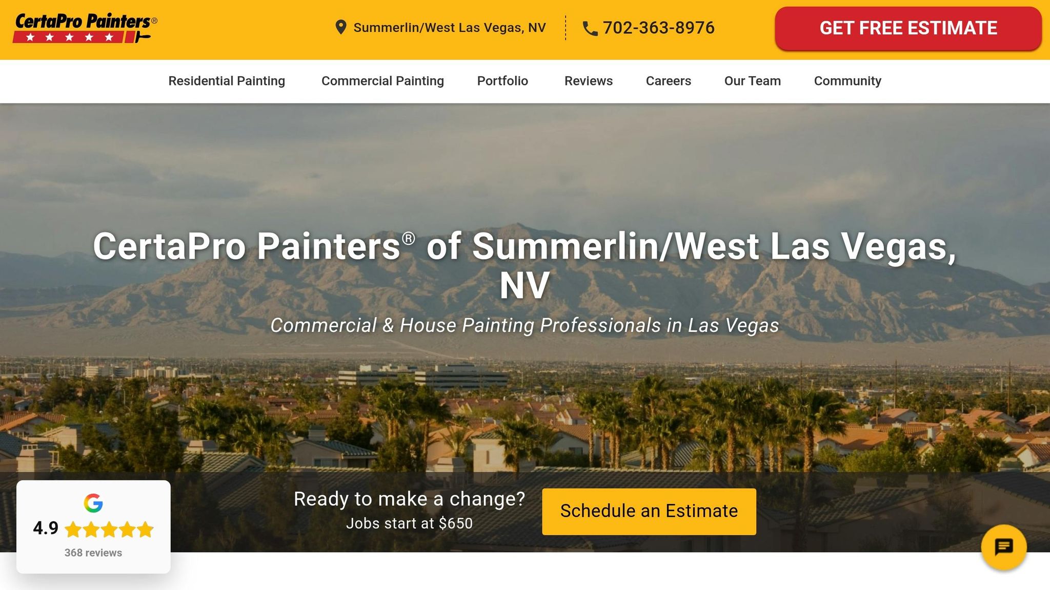 CertaPro Painters of Summerlin and West Las Vegas