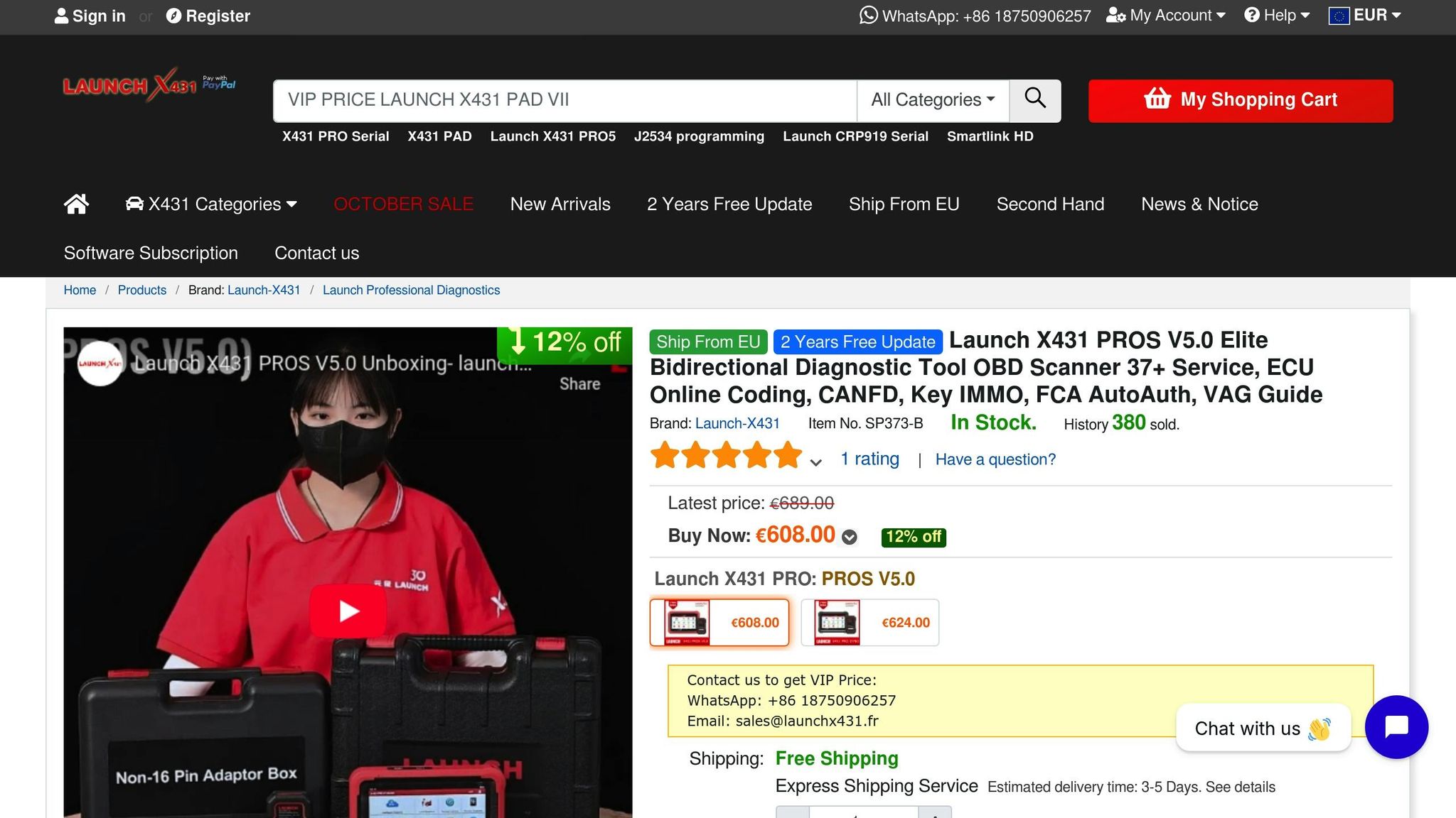 Launch X-431 PROS V5.0