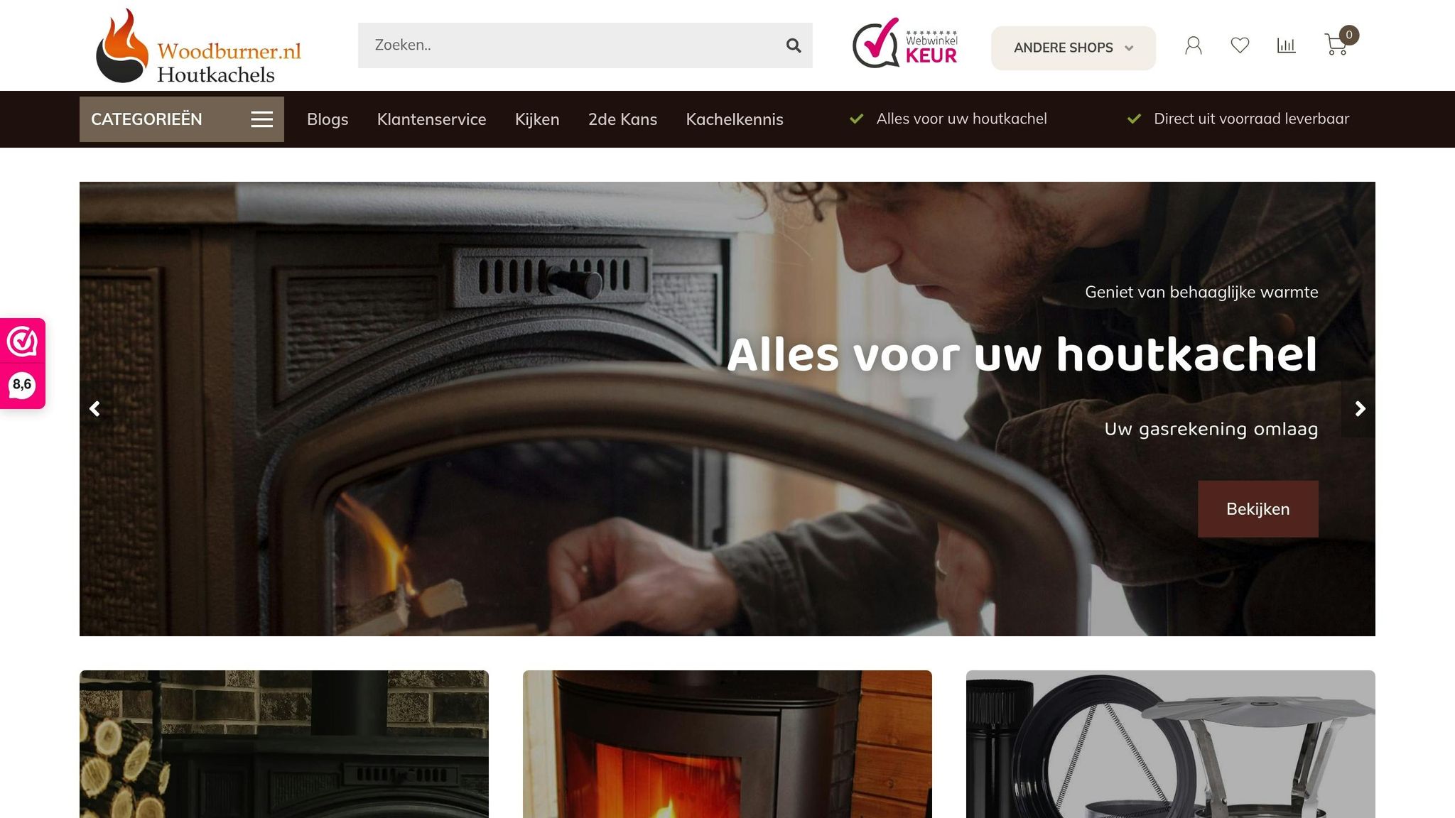 Woodburner houtkachels