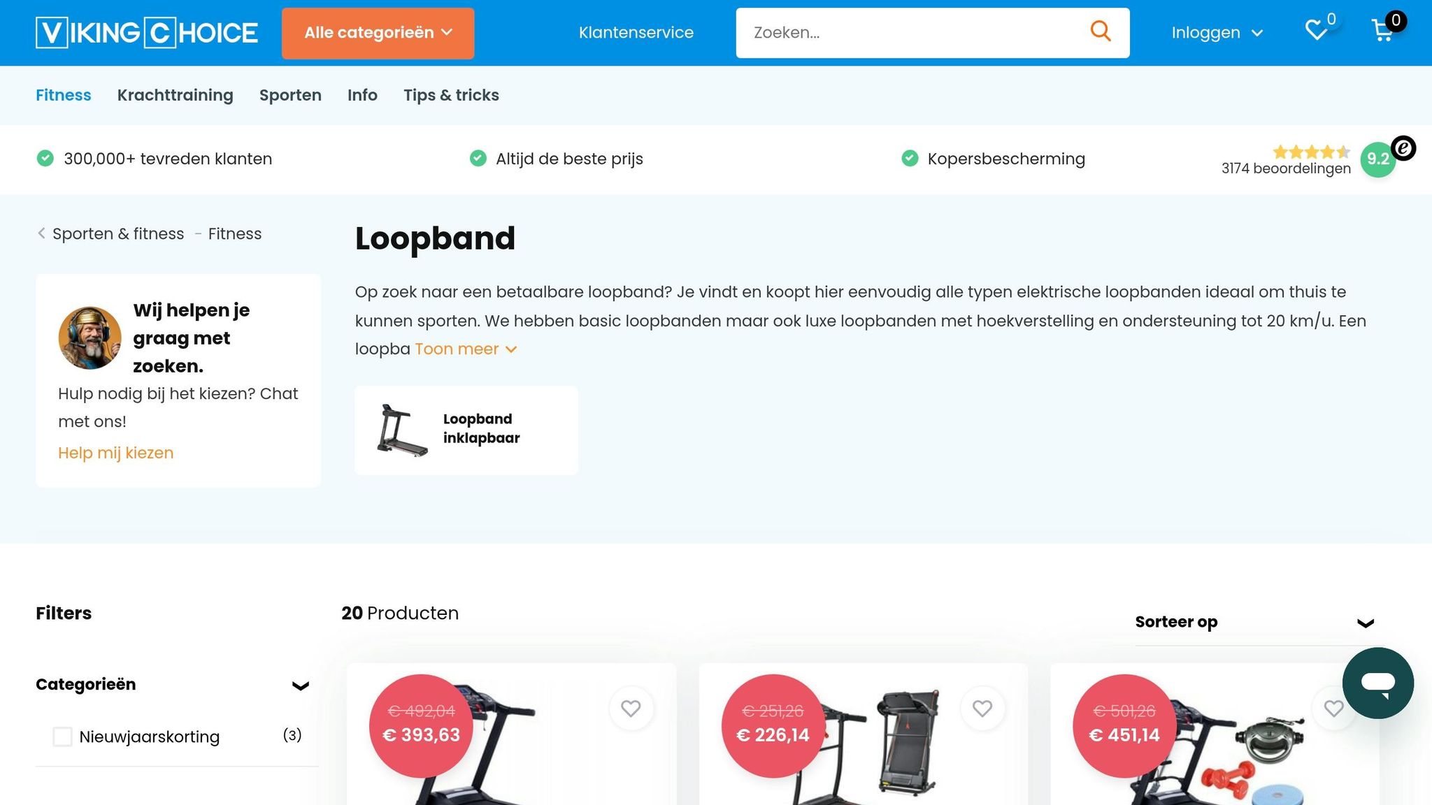 Viking Choice Basic Fitness Treadmill