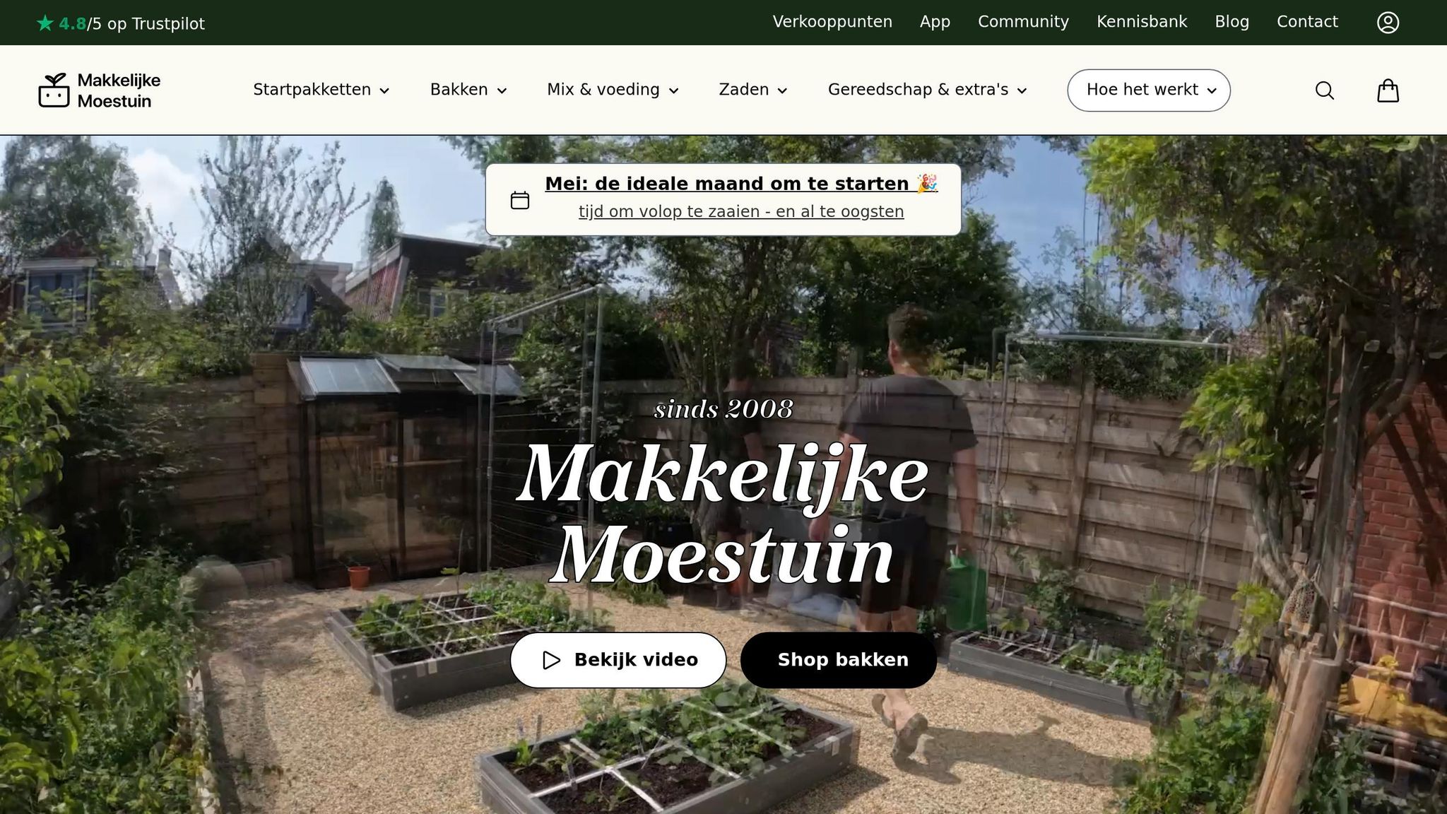 Makkelijke moestuin